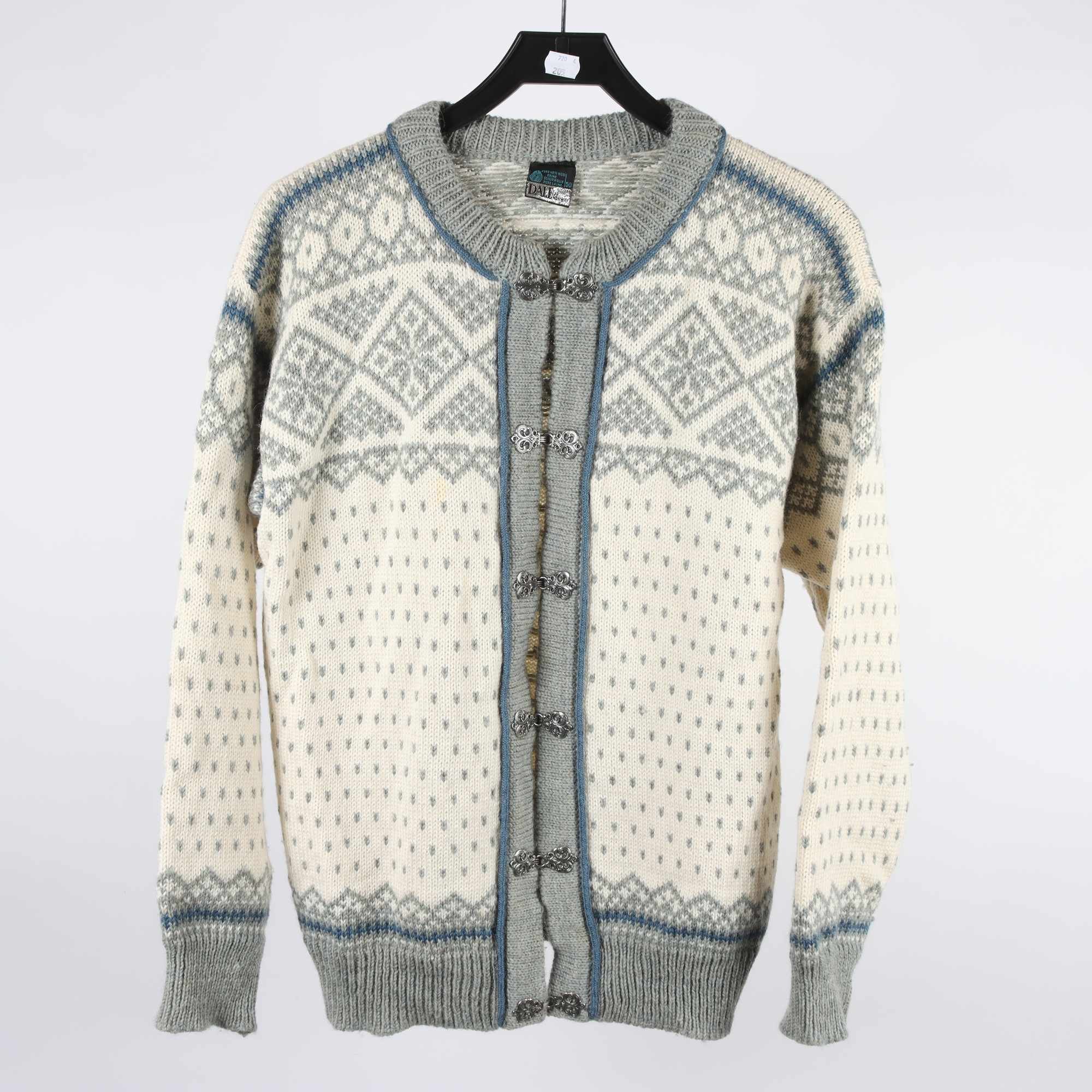 Kofta, Dale of Norway, mönstrad, stl. 50