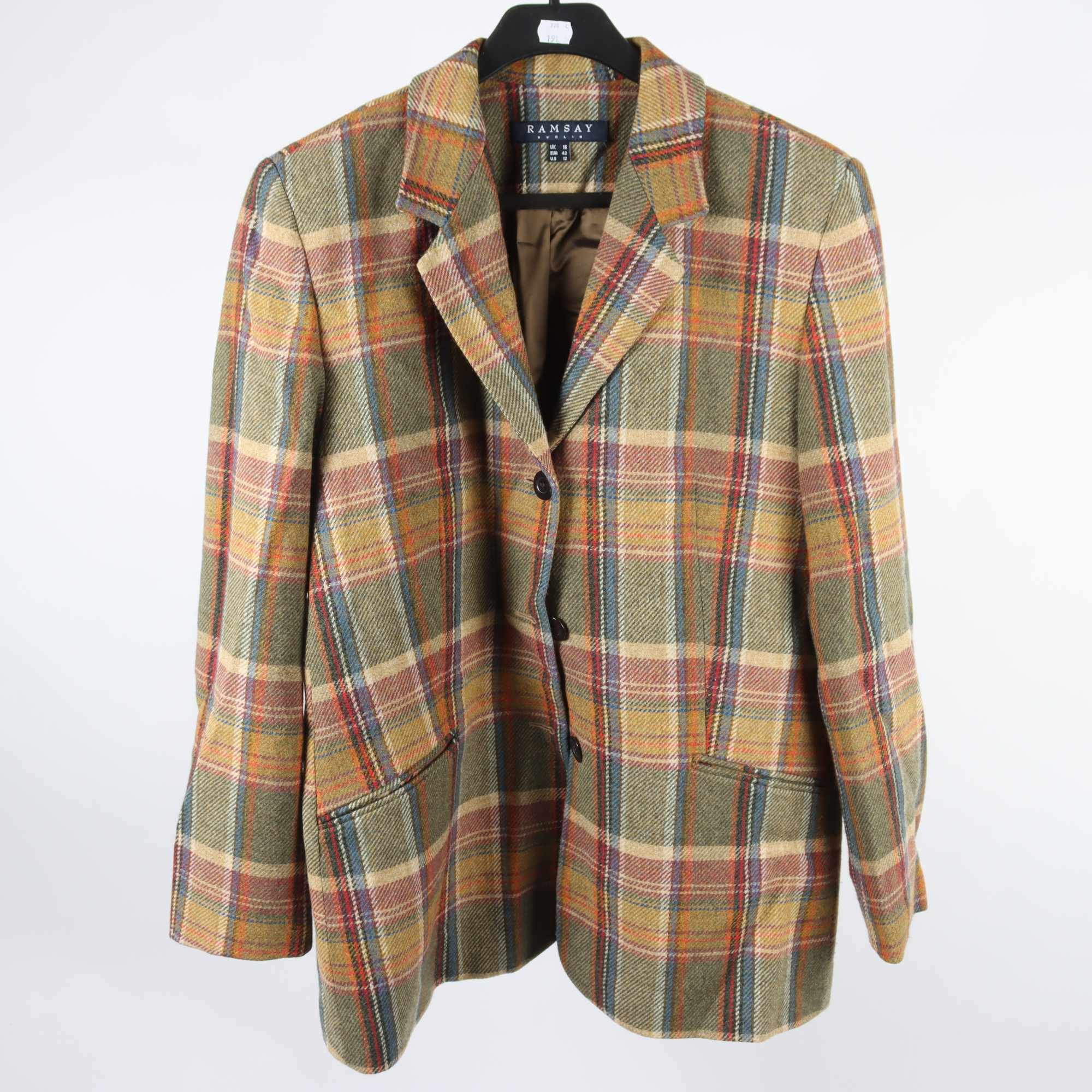 Kavaj, Ramsay Dublin, rutig, stl. 42