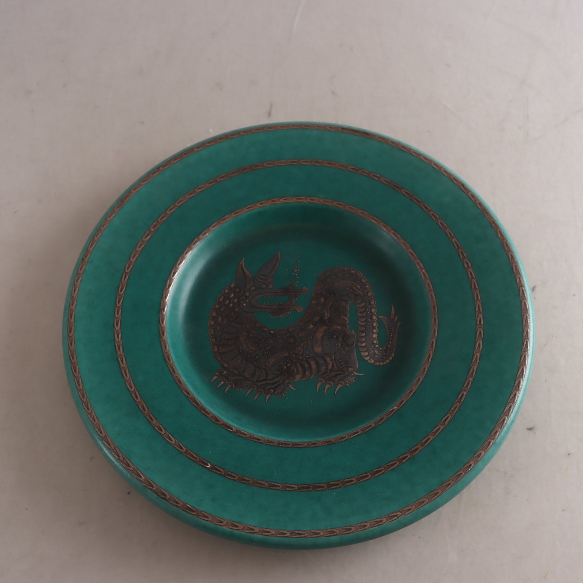 Fat, stengods, ”Argenta”, Wilhelm Kåge, Gustavsberg. Samfraktas ej.