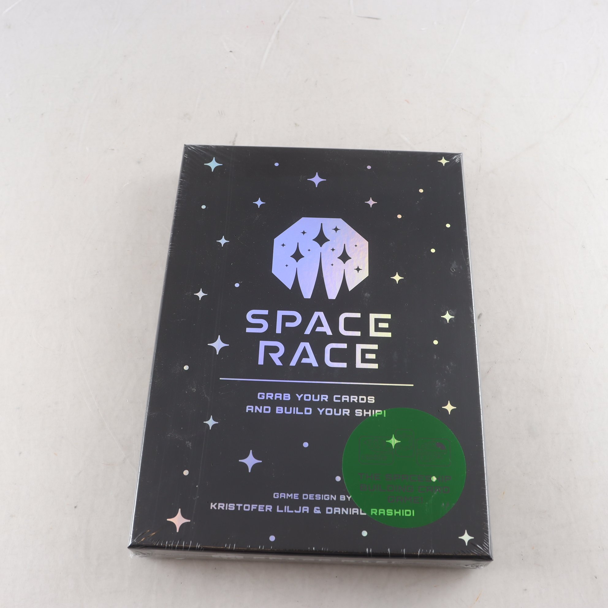Spel, cardgame, space race.