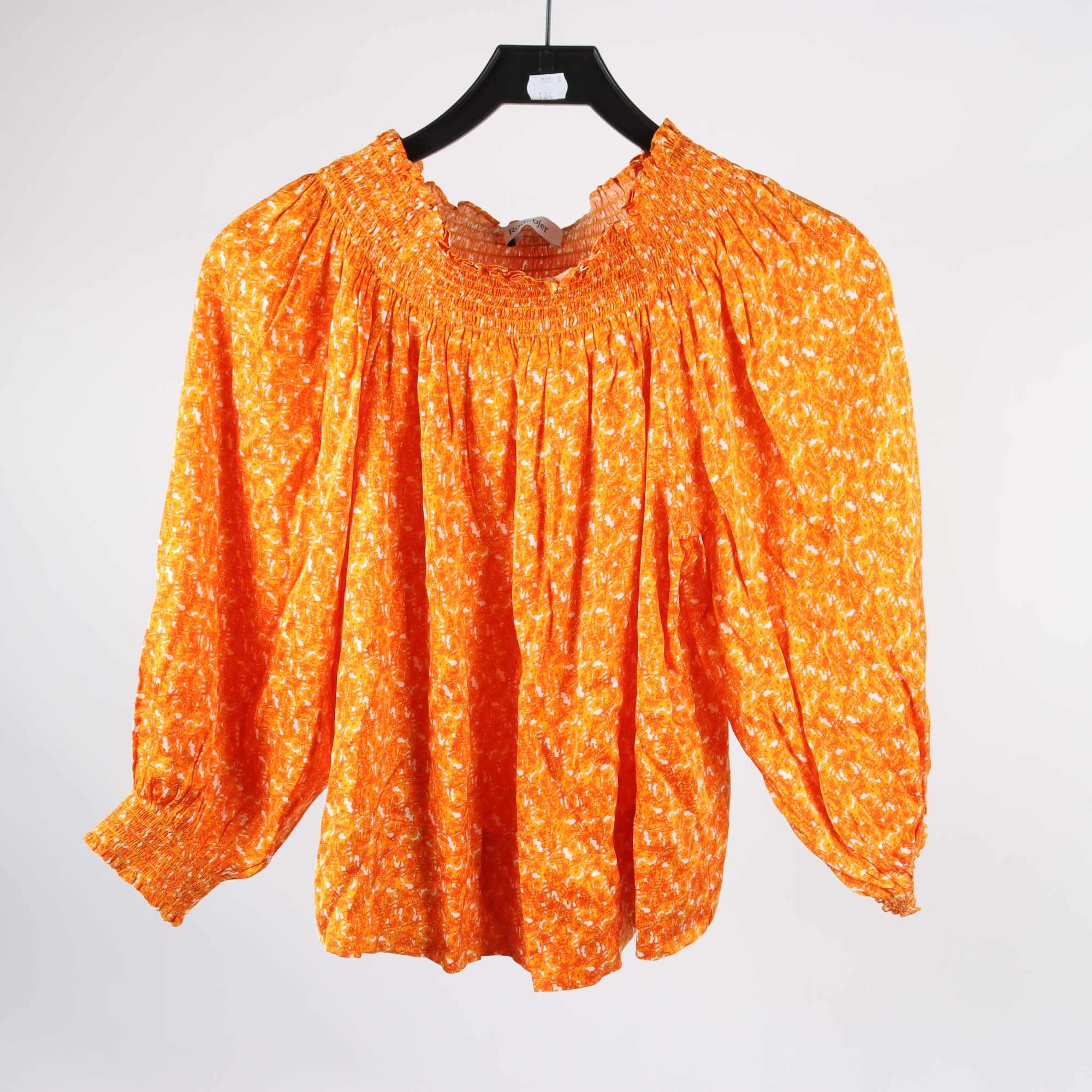 Blus, Rodebjer, mönstrad, stl. S