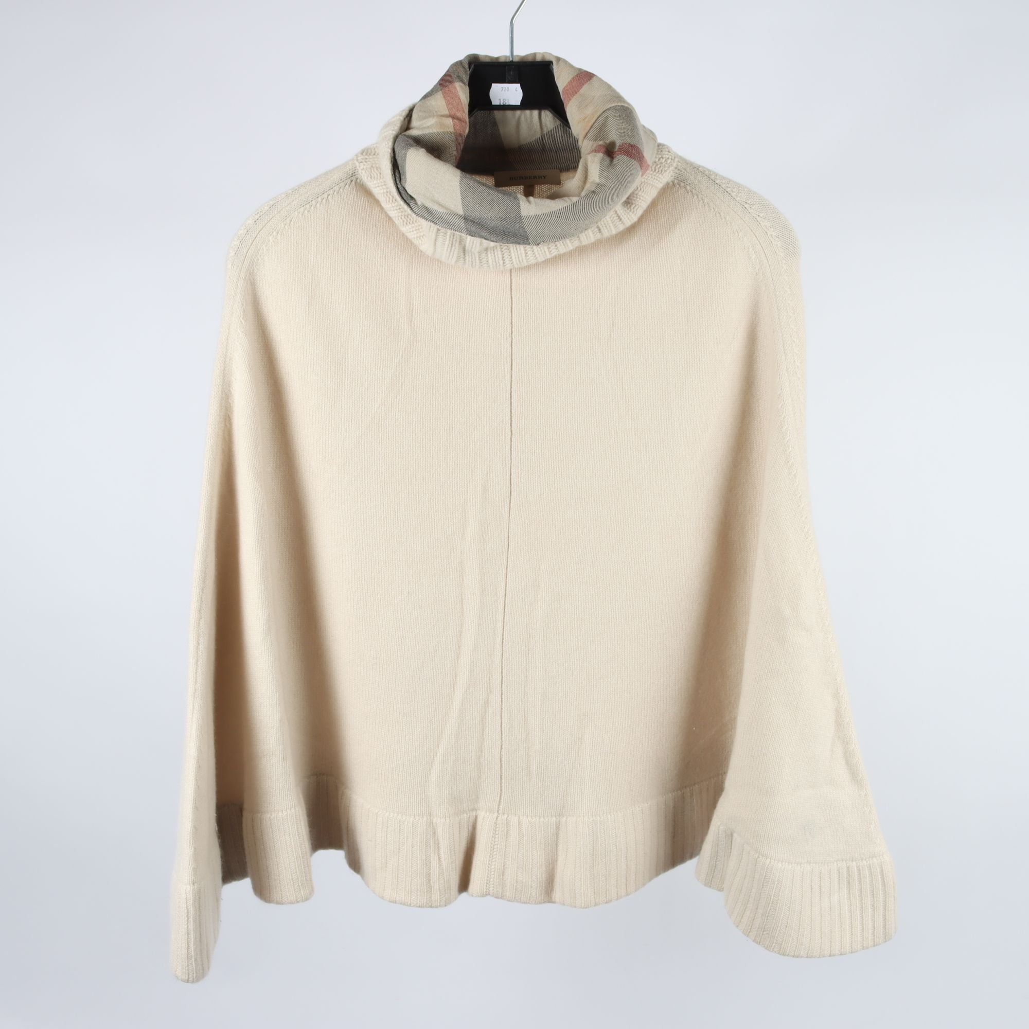Poncho, Burberry, beige, stl. One Size