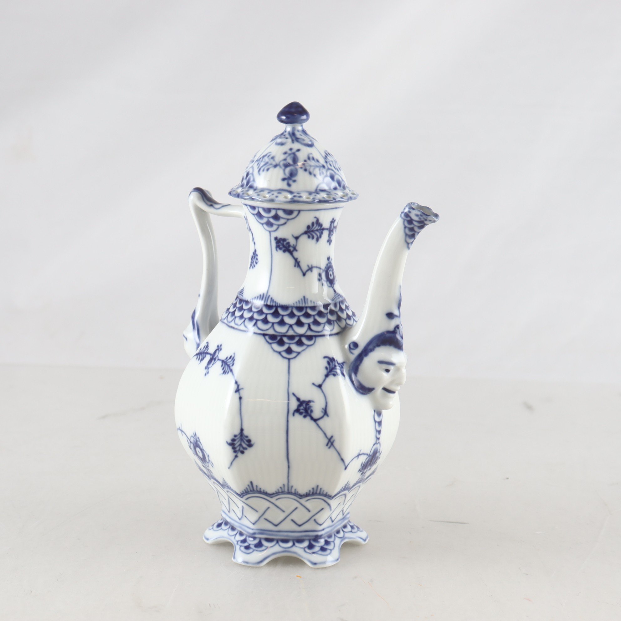 kaffekanna, Royal copenhagen, Musselmalet, helblond