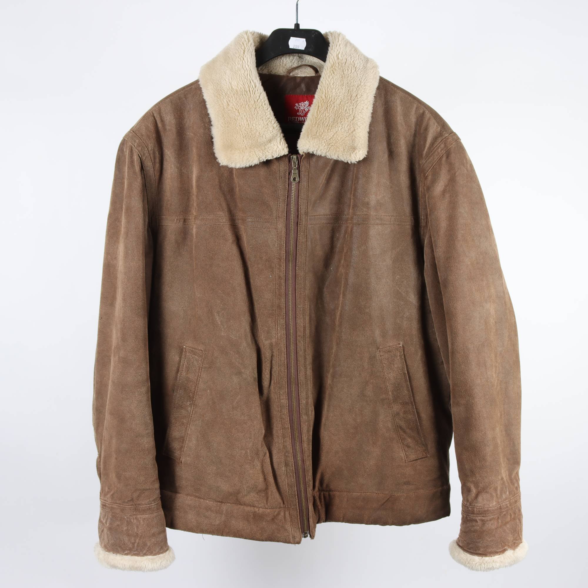 Skinnjacka, Redwood, brun, stl. L