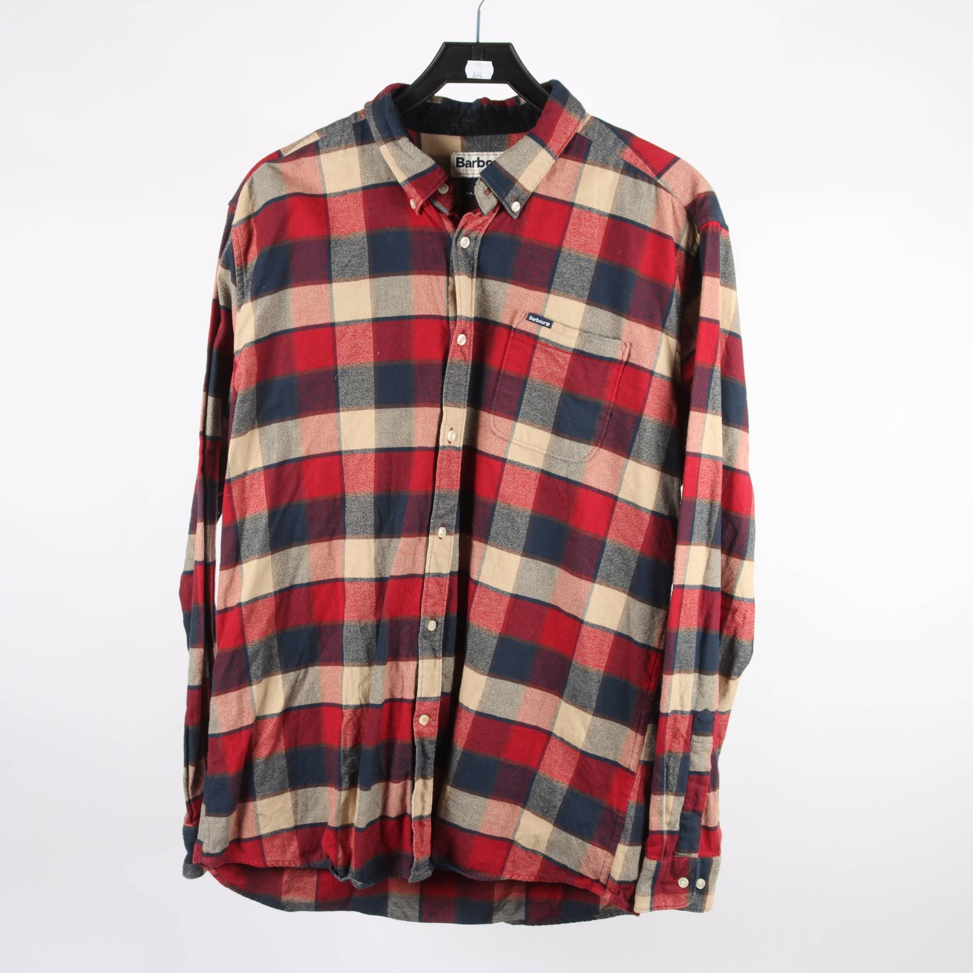 Skjorta, Barbour, rutig, stl. XL