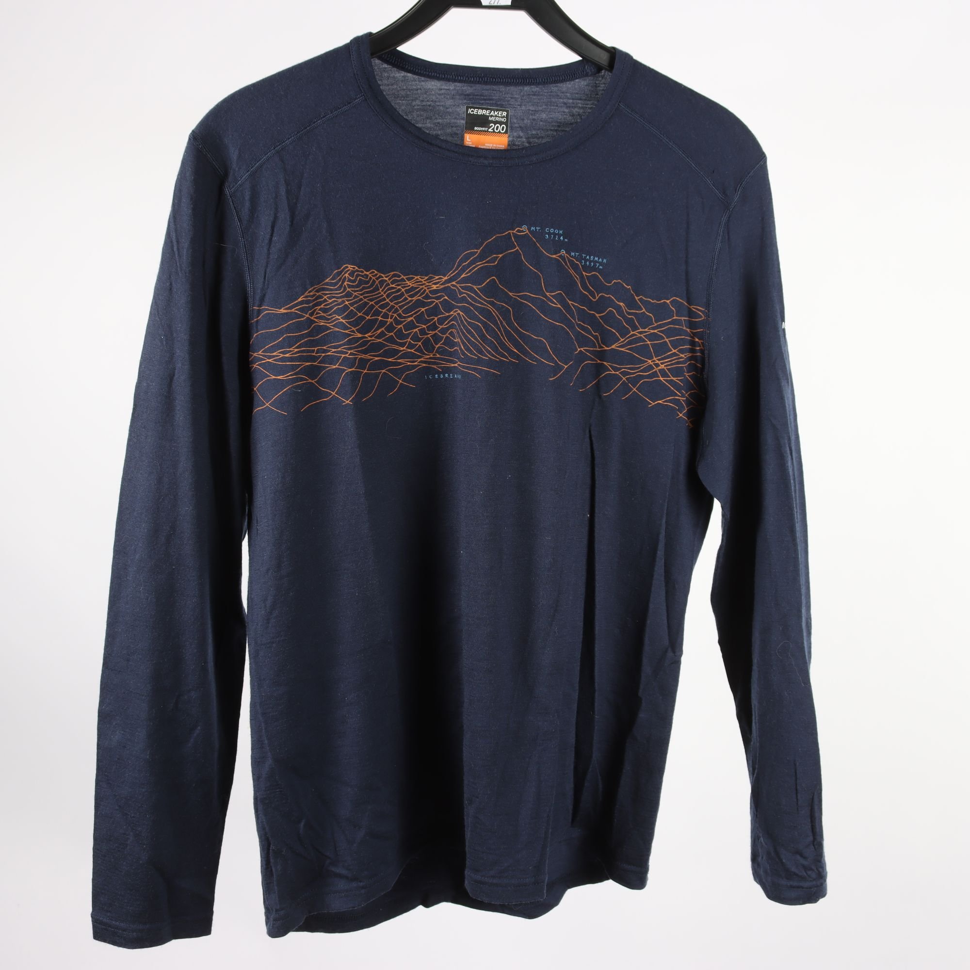 Tröja, Icebreaker Merino, blå, stl. L