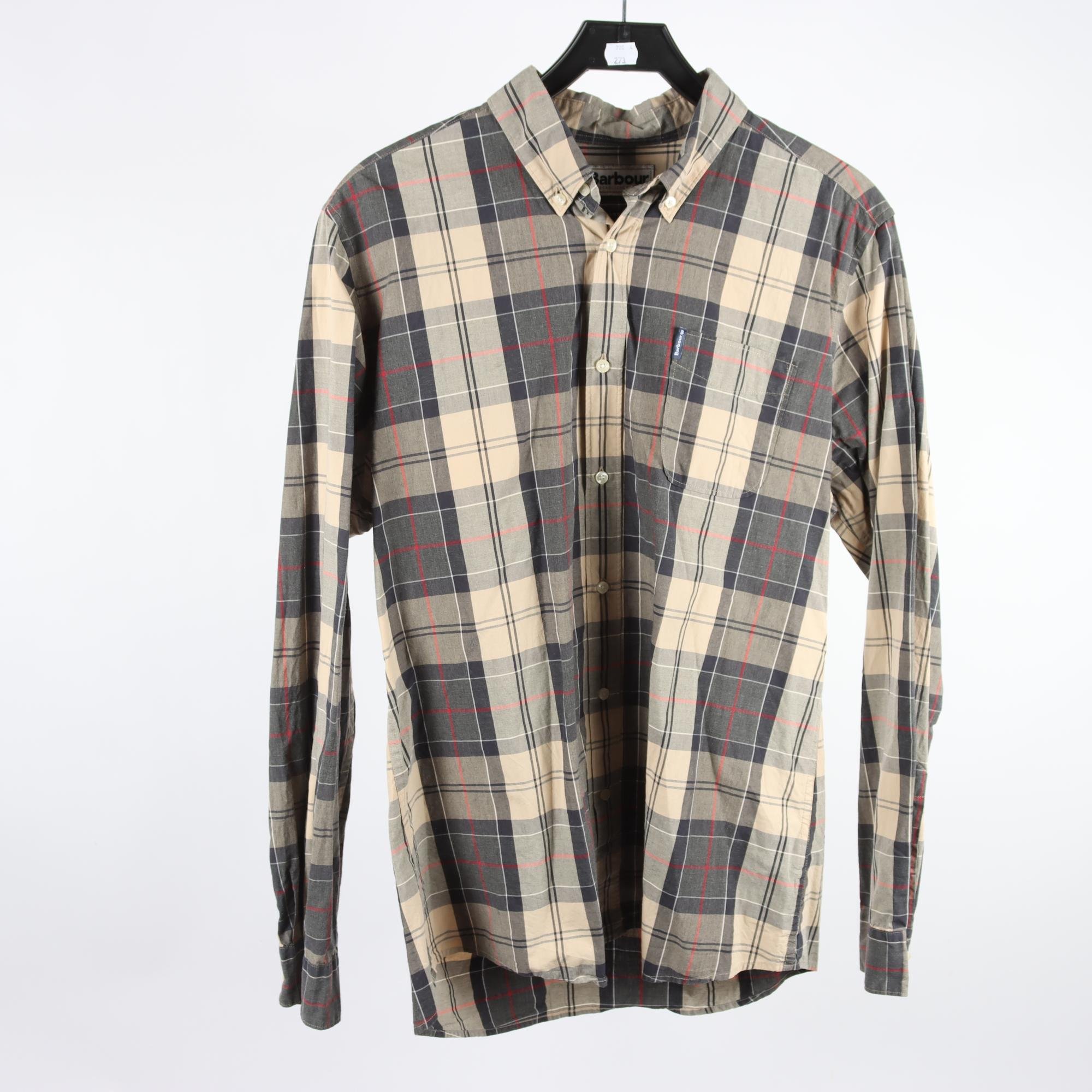 Skjorta, Barbour, rutig, stl. L