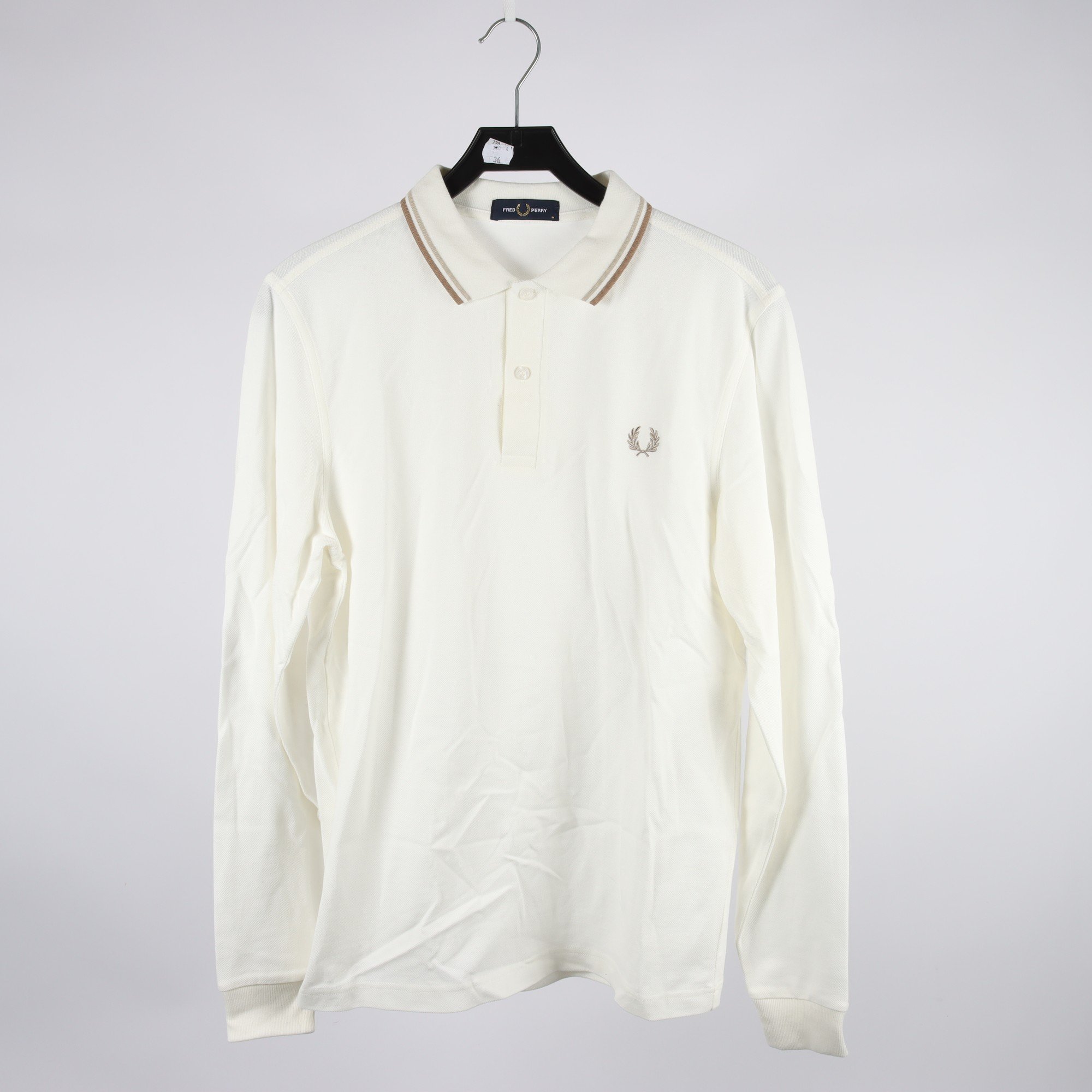 Tröja, Fred Perry, vit, stl. M