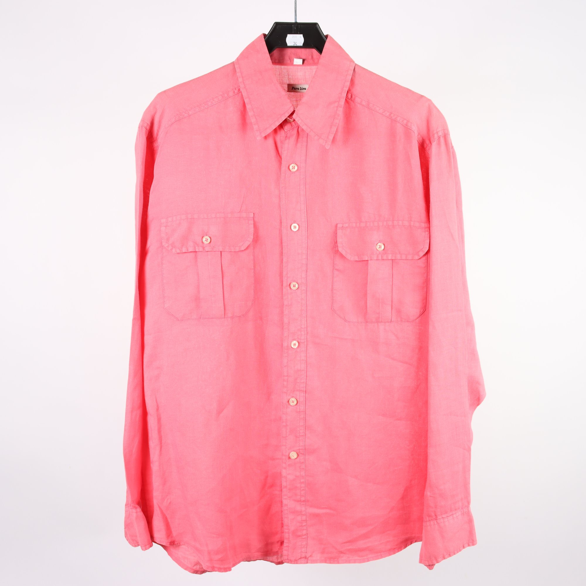 Skjorta, Okänd, korall, stl. L