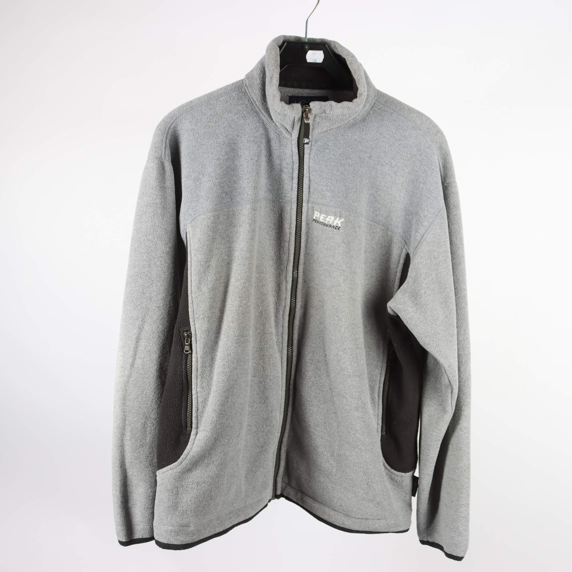 Fleecejacka, Peak Performance, grå, stl. L