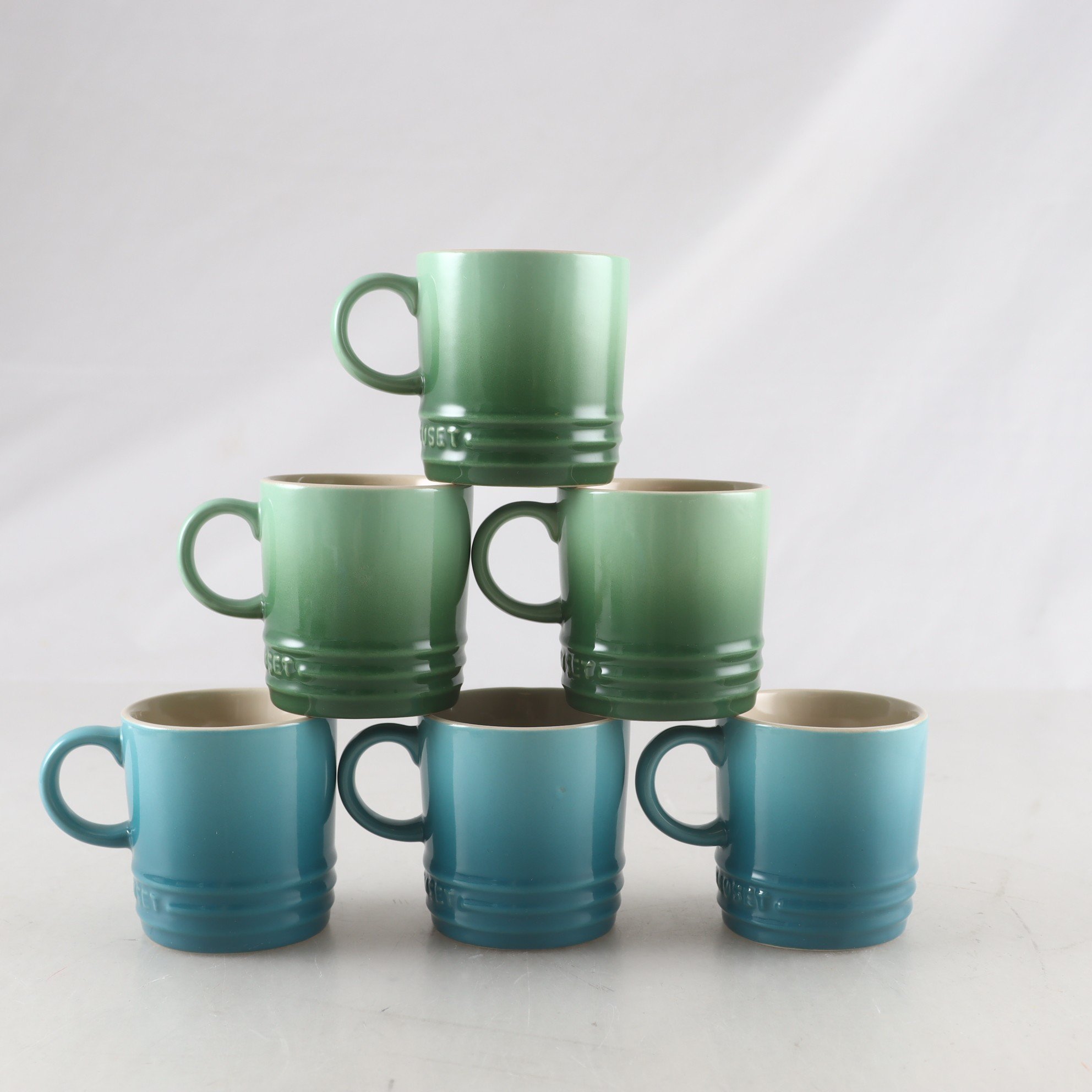 Muggar, 35 cl. Le Creuset, Frankrike, 6 st