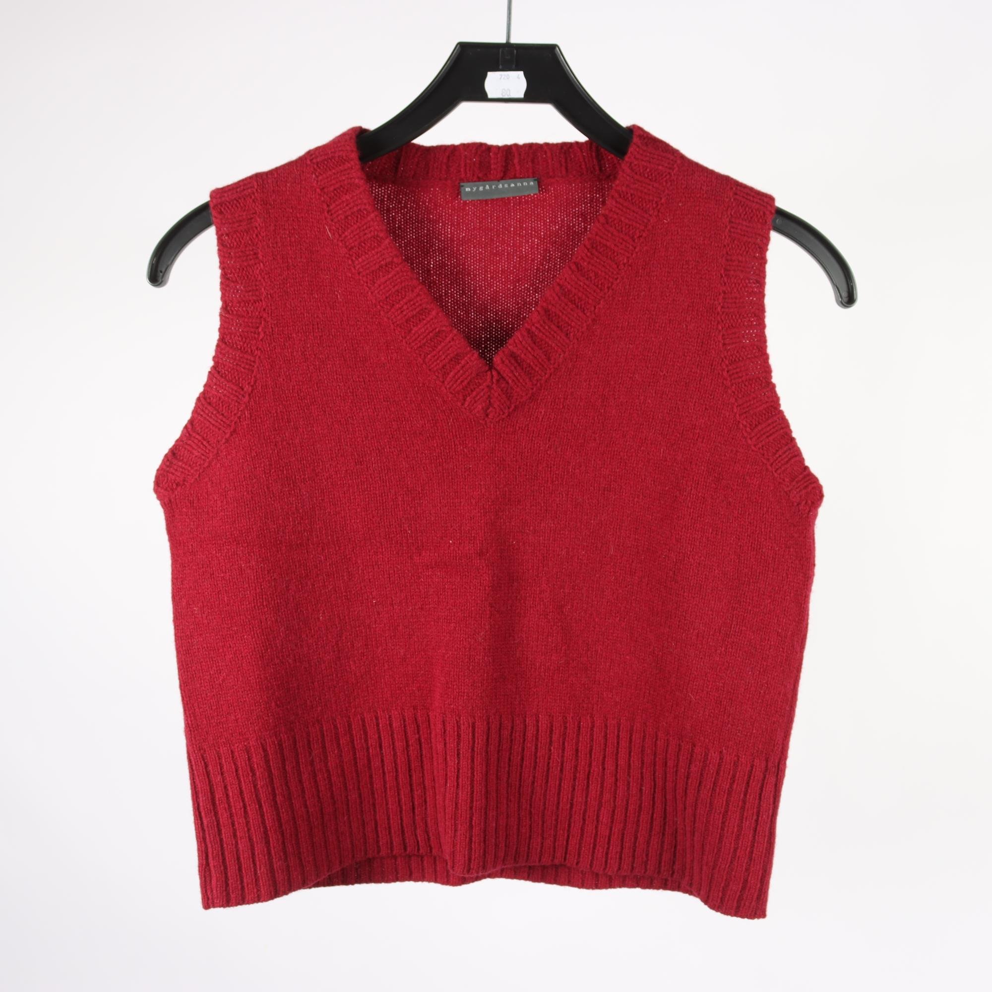 Väst, Nygårdsanna, röd, stl. M