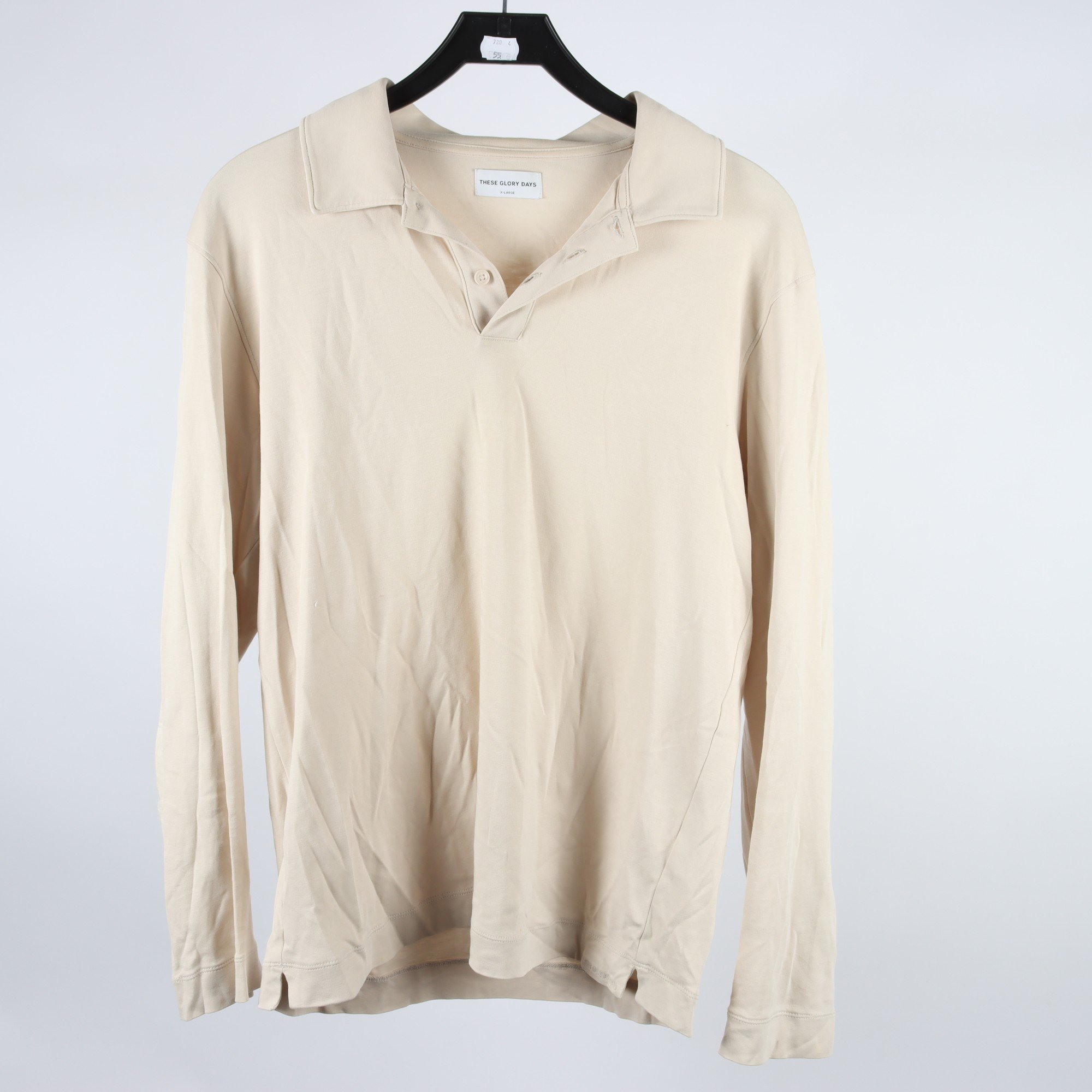 Tröja, These Glory Days, beige, stl. XL.