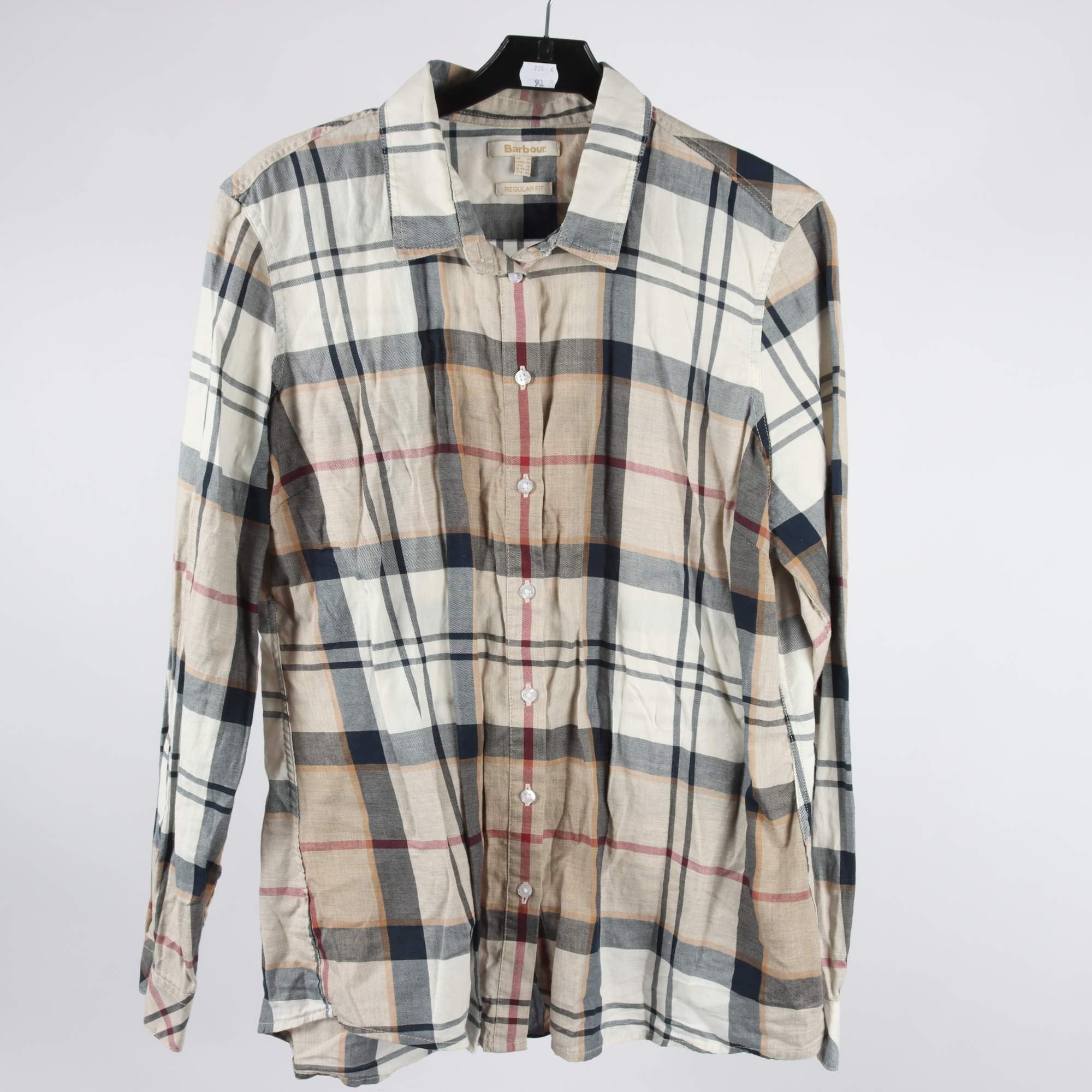 Blus, Barbour, rutig, stl. 40