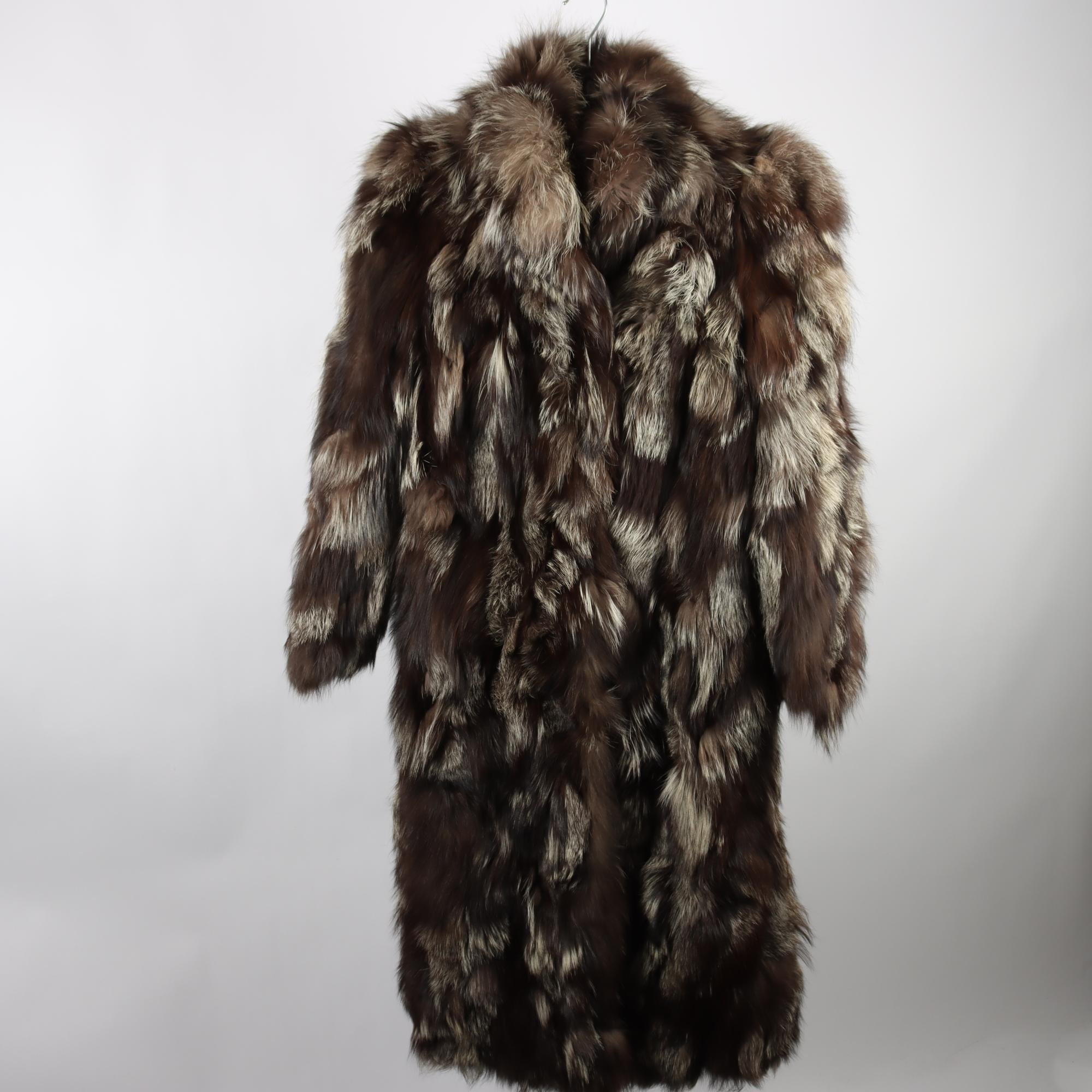 Pälskappa, Silveräv, stl.L