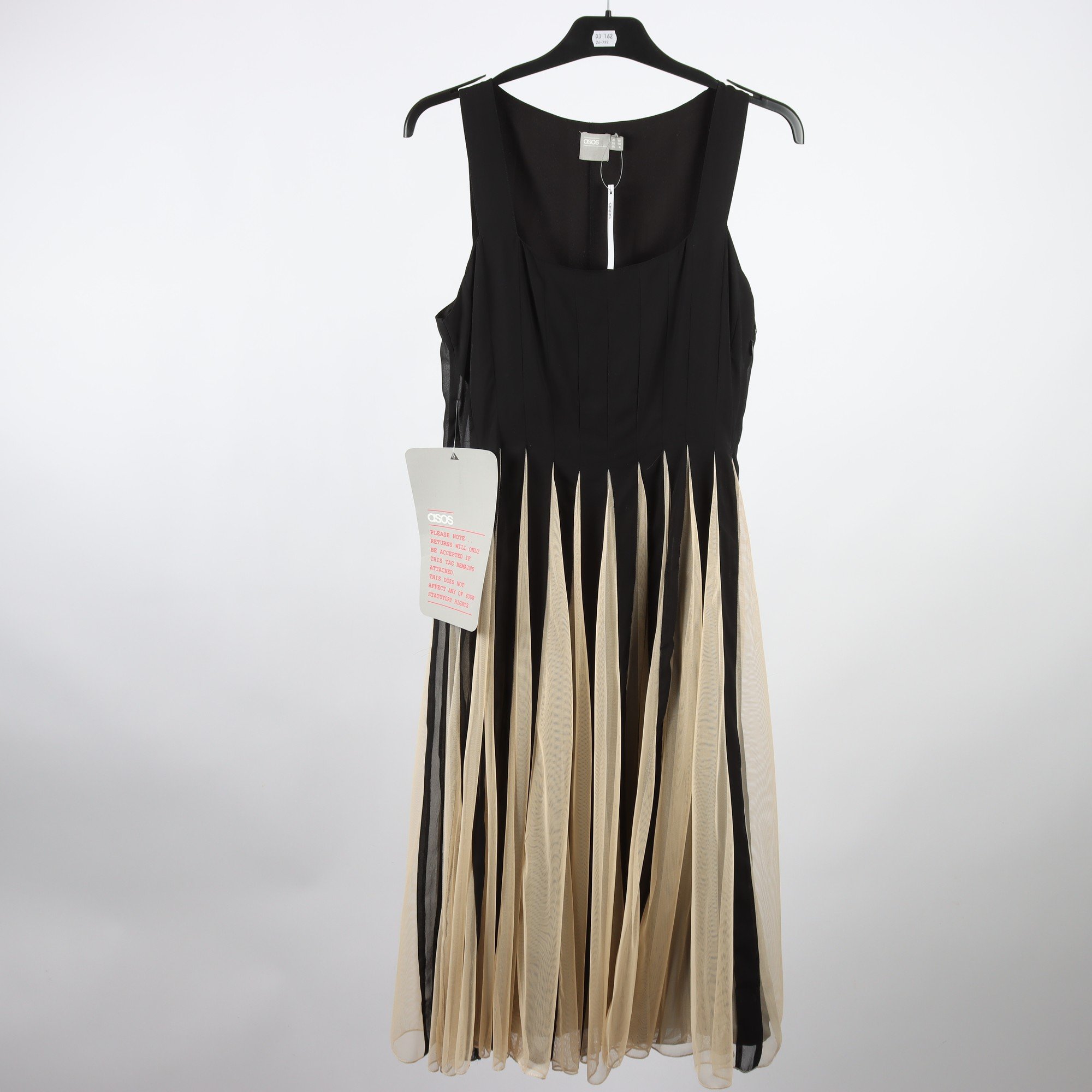 Klänning, Asos, meshdetaljer, stl.38