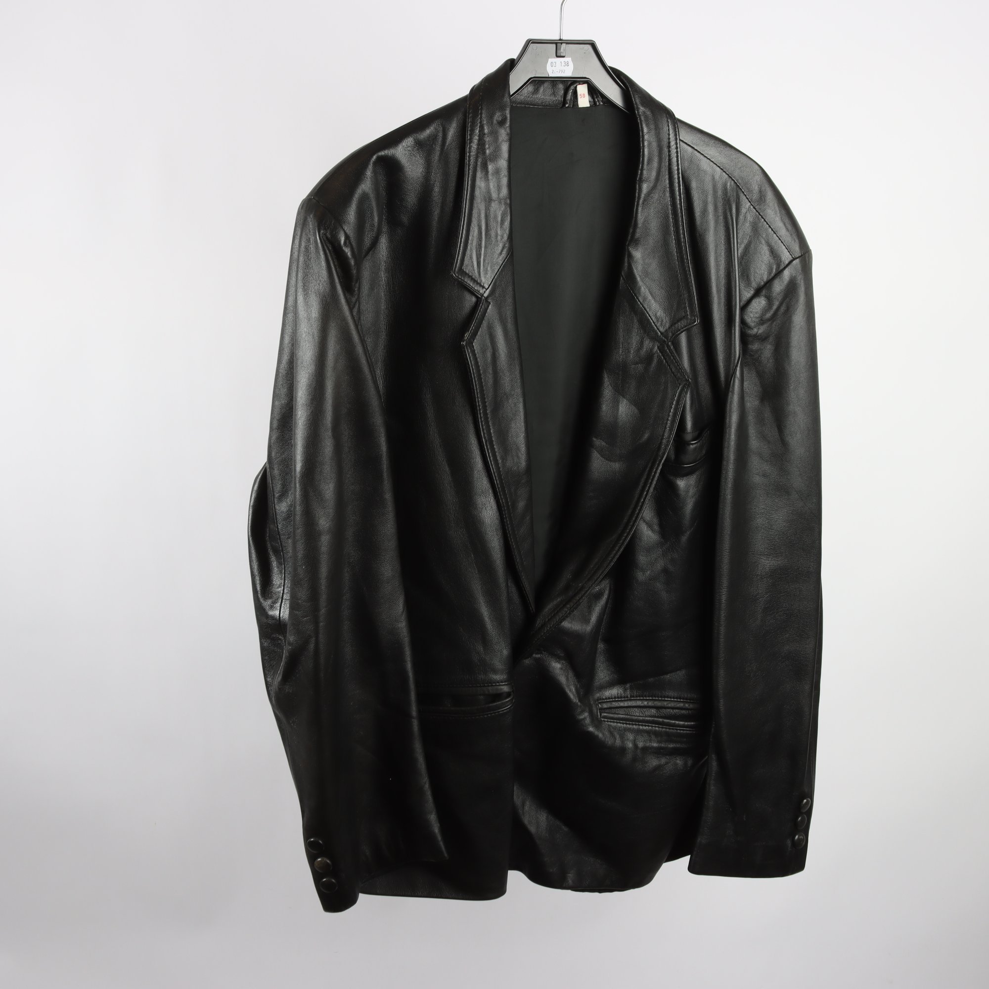 Skinnkavaj, Made in spain, okänt märke, stl.58