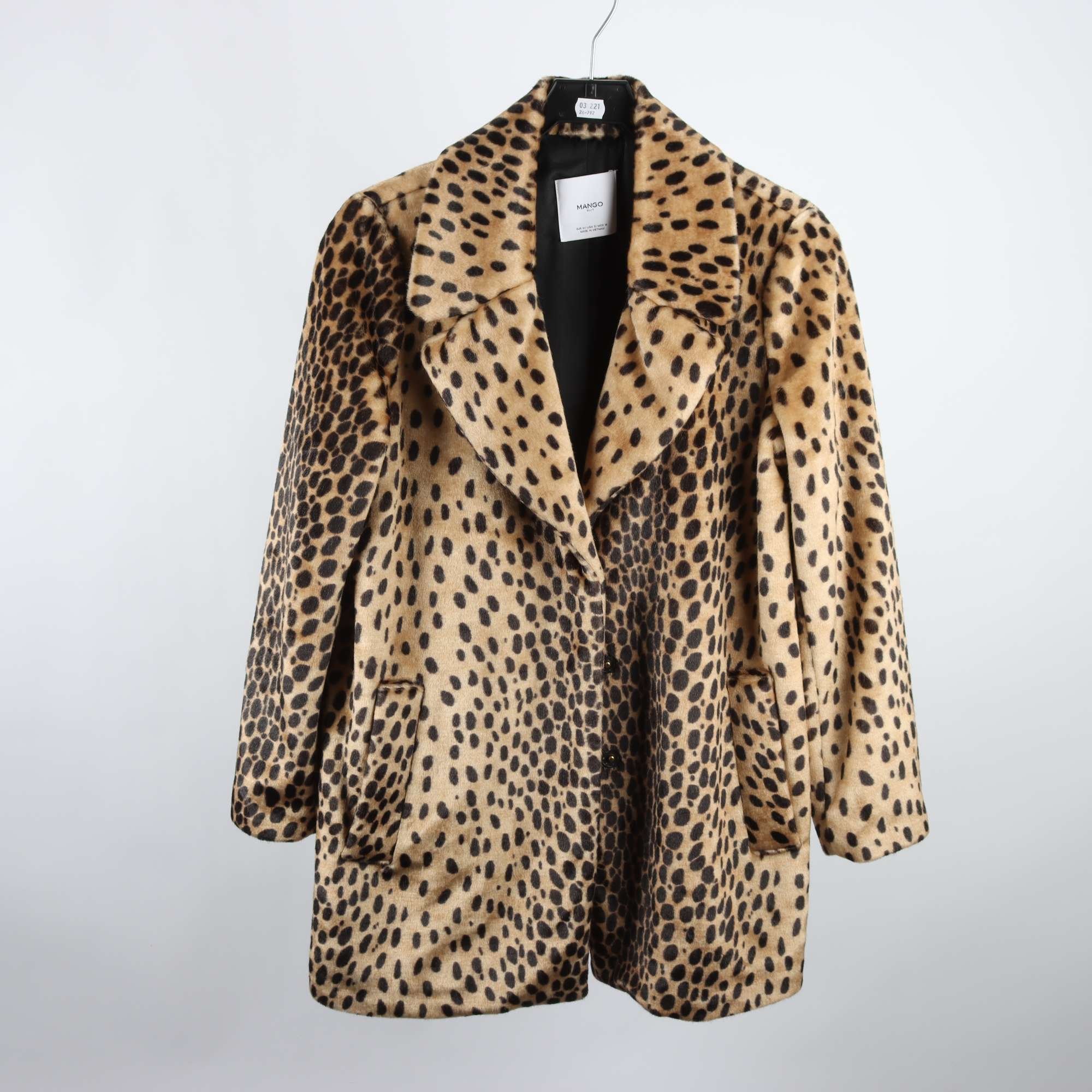 Kappa, Faux fur, Zara, Leopard, Stl.S