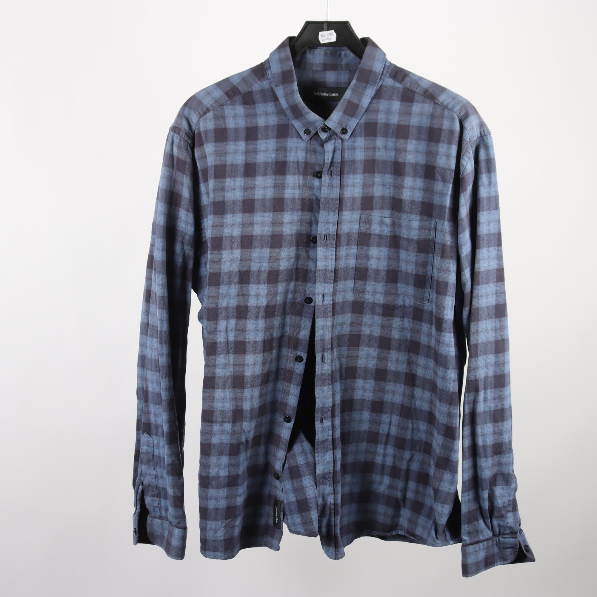 Skjorta, Peak Performance, Rutig, Stl.XXL