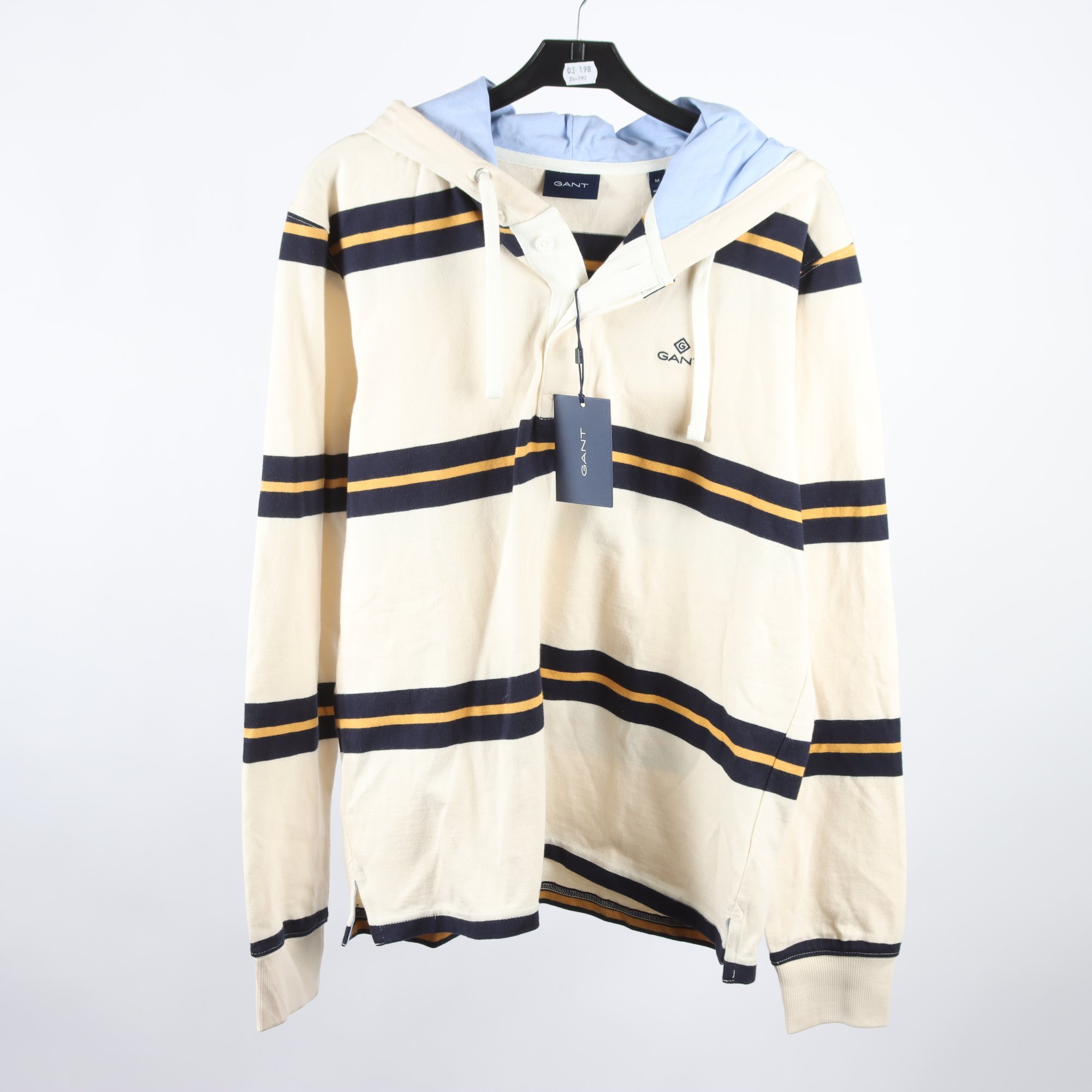 Huvtröja, Gant, randig, stl.M