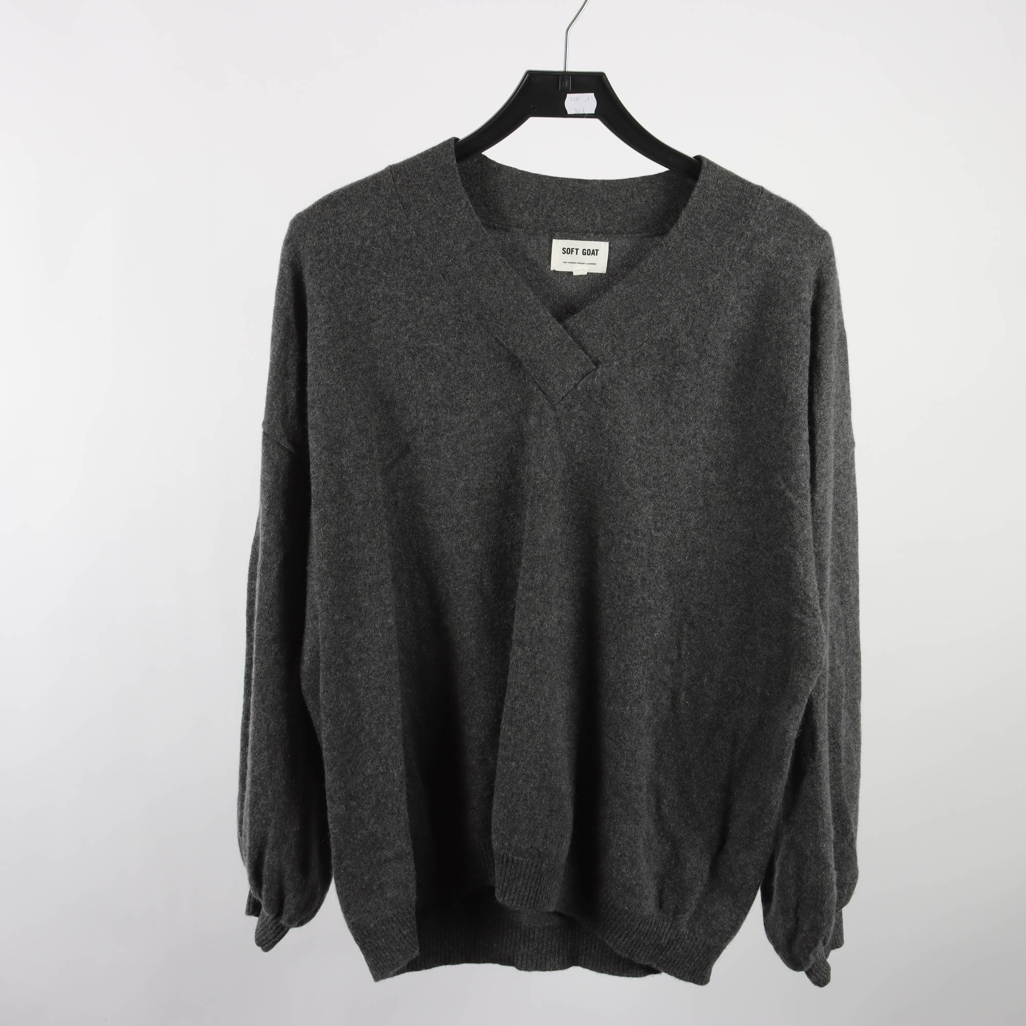 Tröja, Soft Goat, grå, 100% cashmere, stl. S.