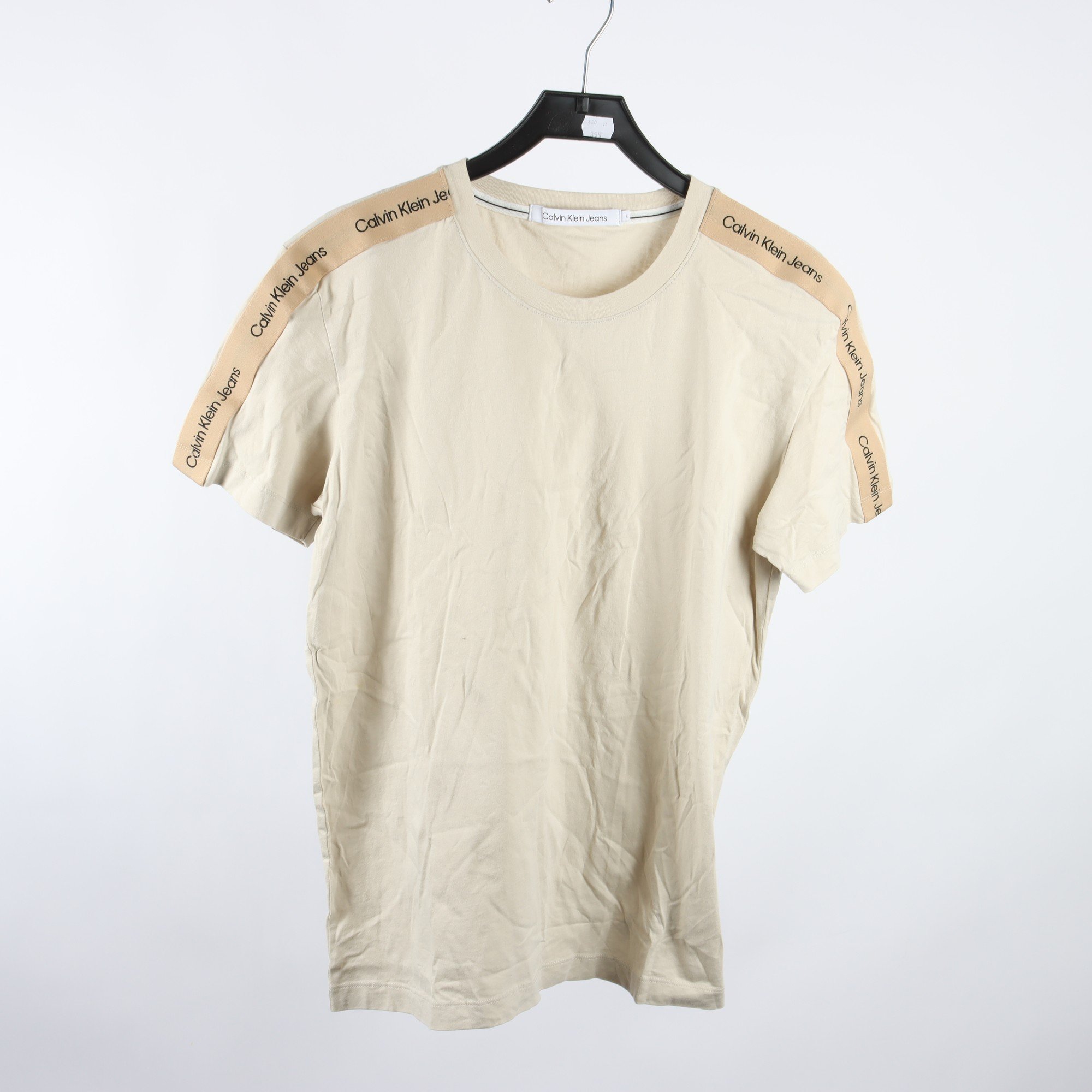 T-shirt, Calvin Klein, beige, stl. L.