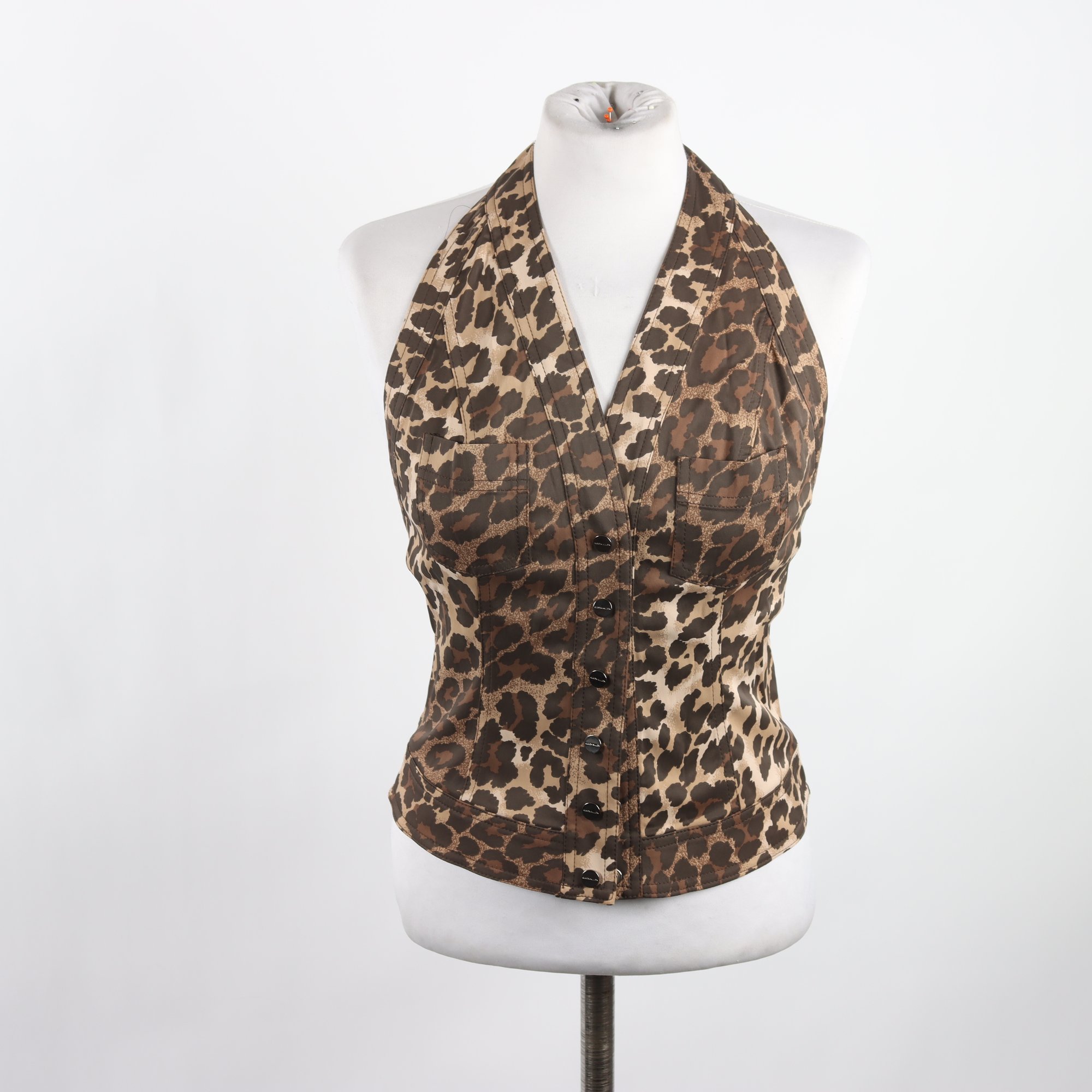 Linne, Karen Millen, svart, beige, stl. 38.