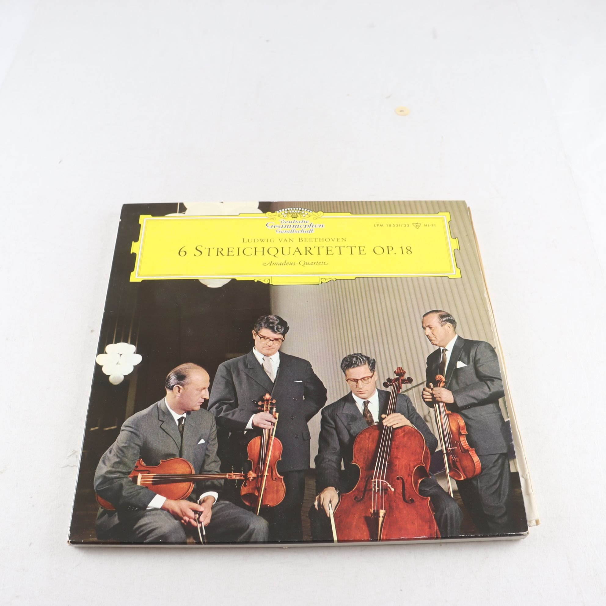 LP Ludwig van Beethoven, Amadeus-Quartett, 6 Streichquartette Op. 18
