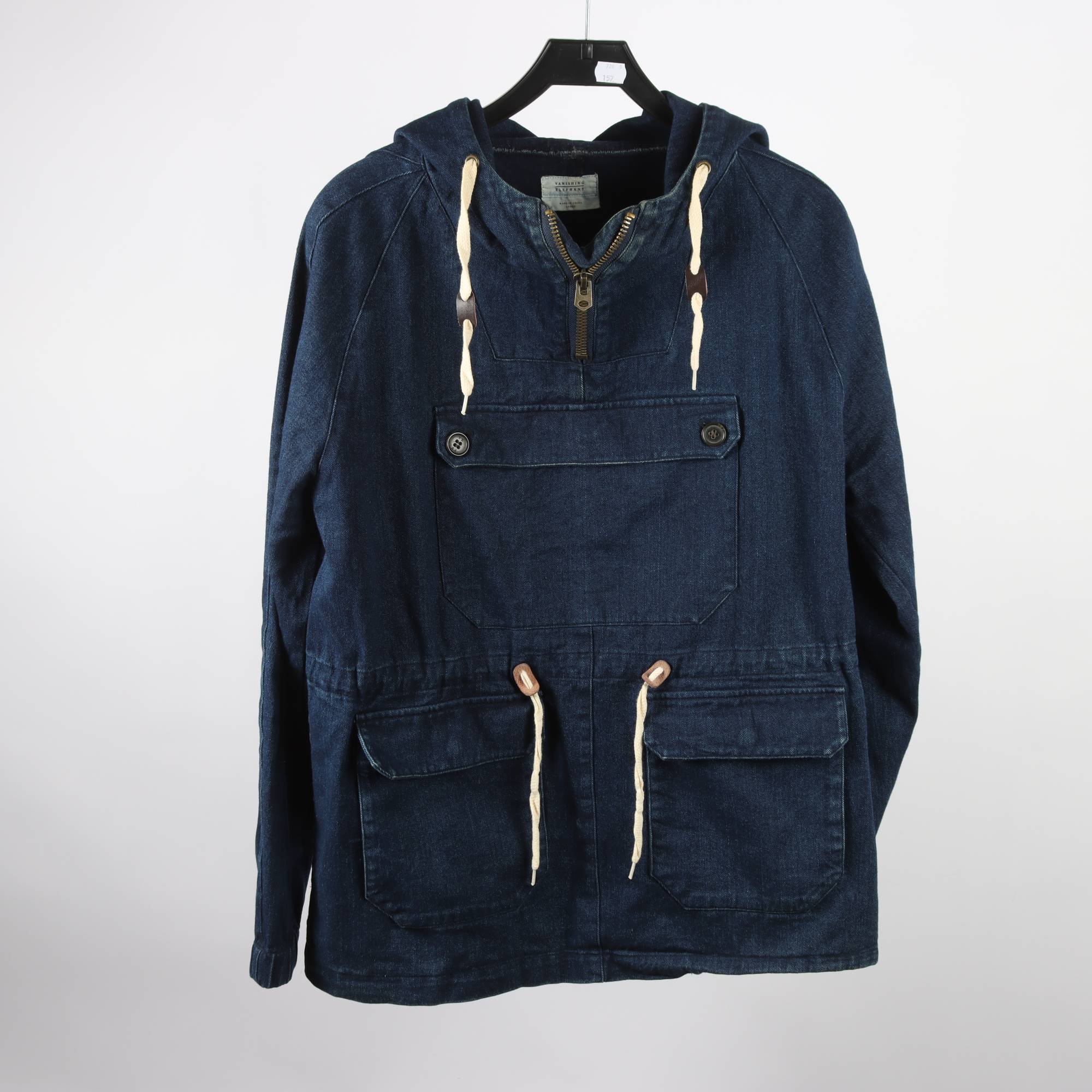 Anorak, Vanishing Elephant, blå, denim, stl. L