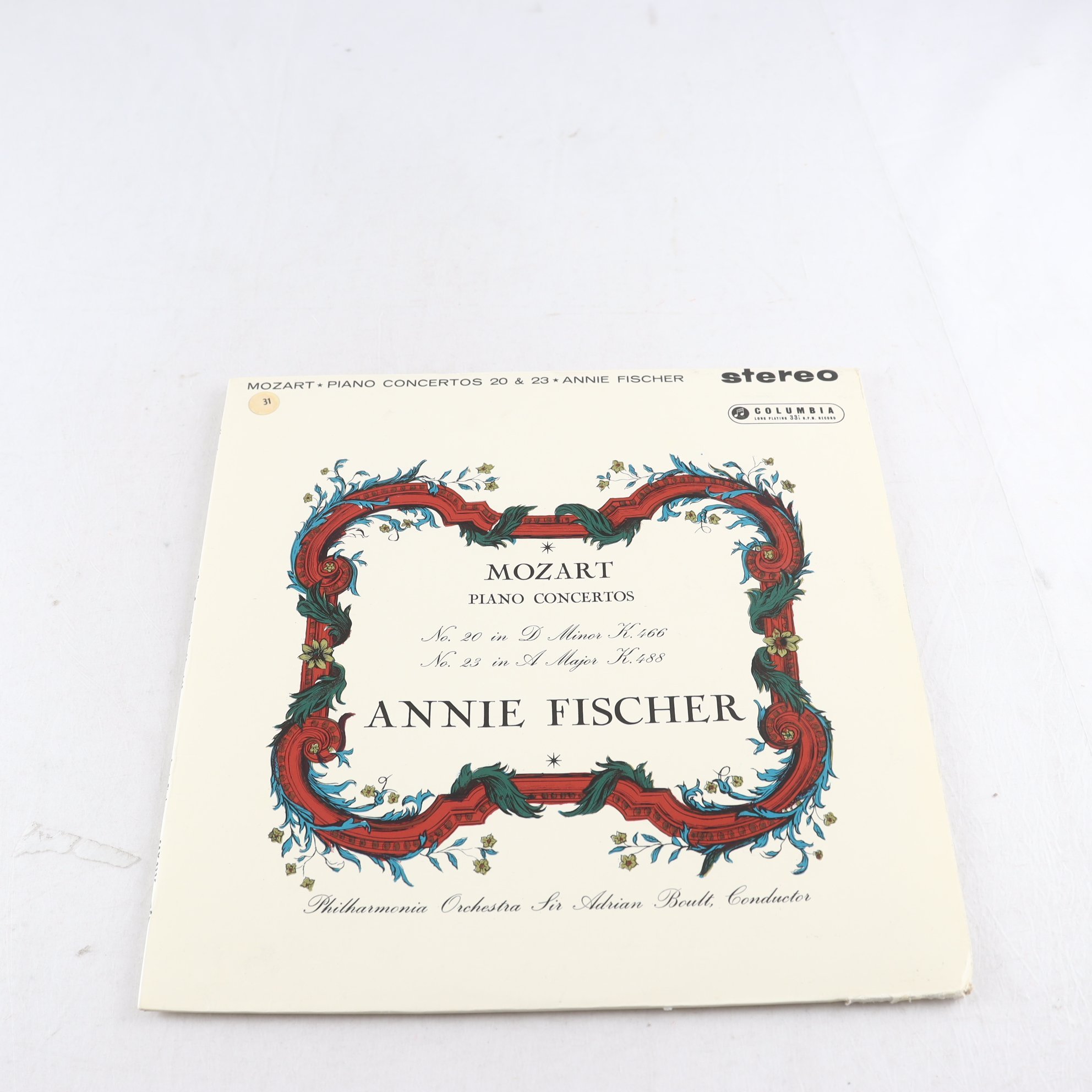 LP Mozart, Annie Fischer, Piano Concertos