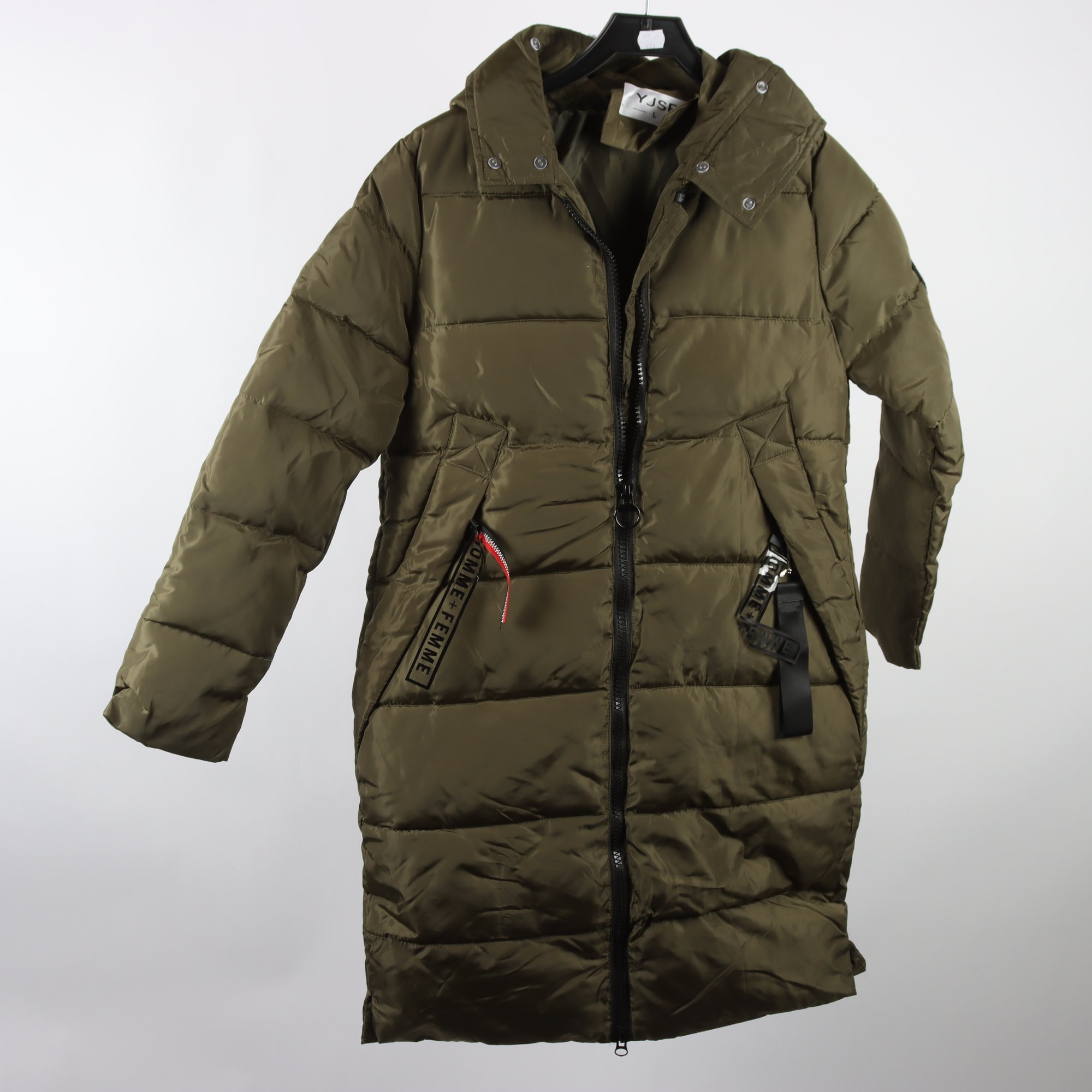 Vinterjacka, YJSP, grön, stl. L.
