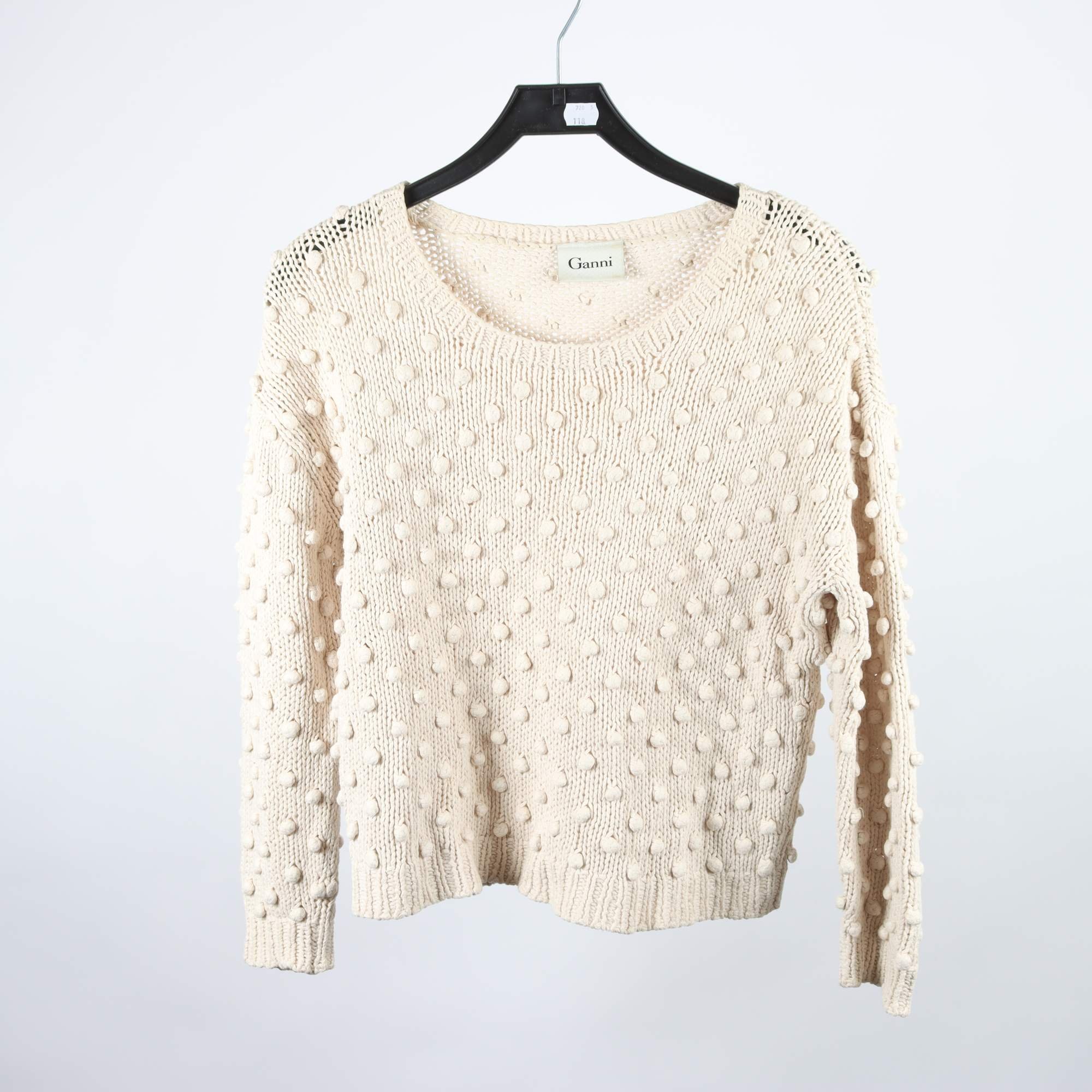 Tröja, Ganni, ljusbeige, stl. XS