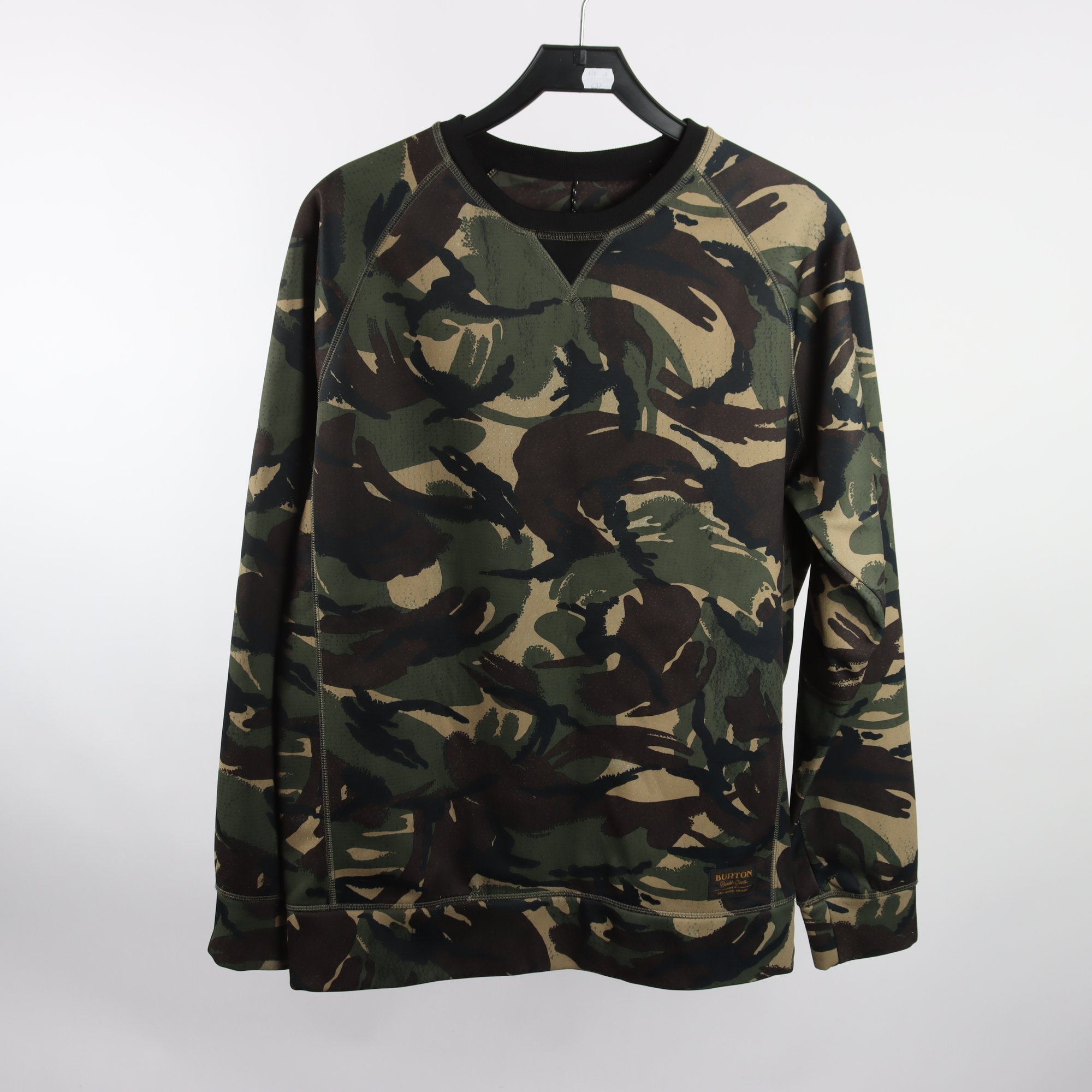 Tröja, Burton, camo, grön, beige, stl. M.