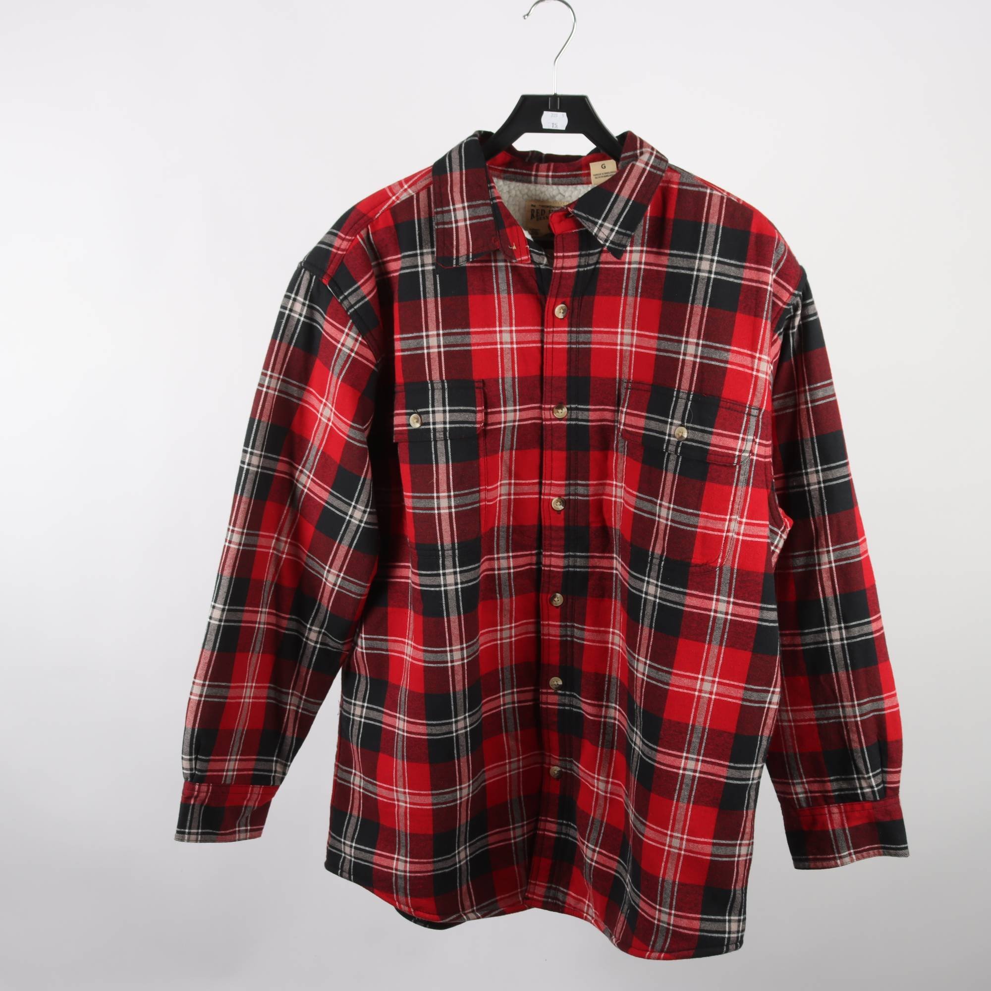 Överskjorta, Red Head Brand Co., rutig, stl. L