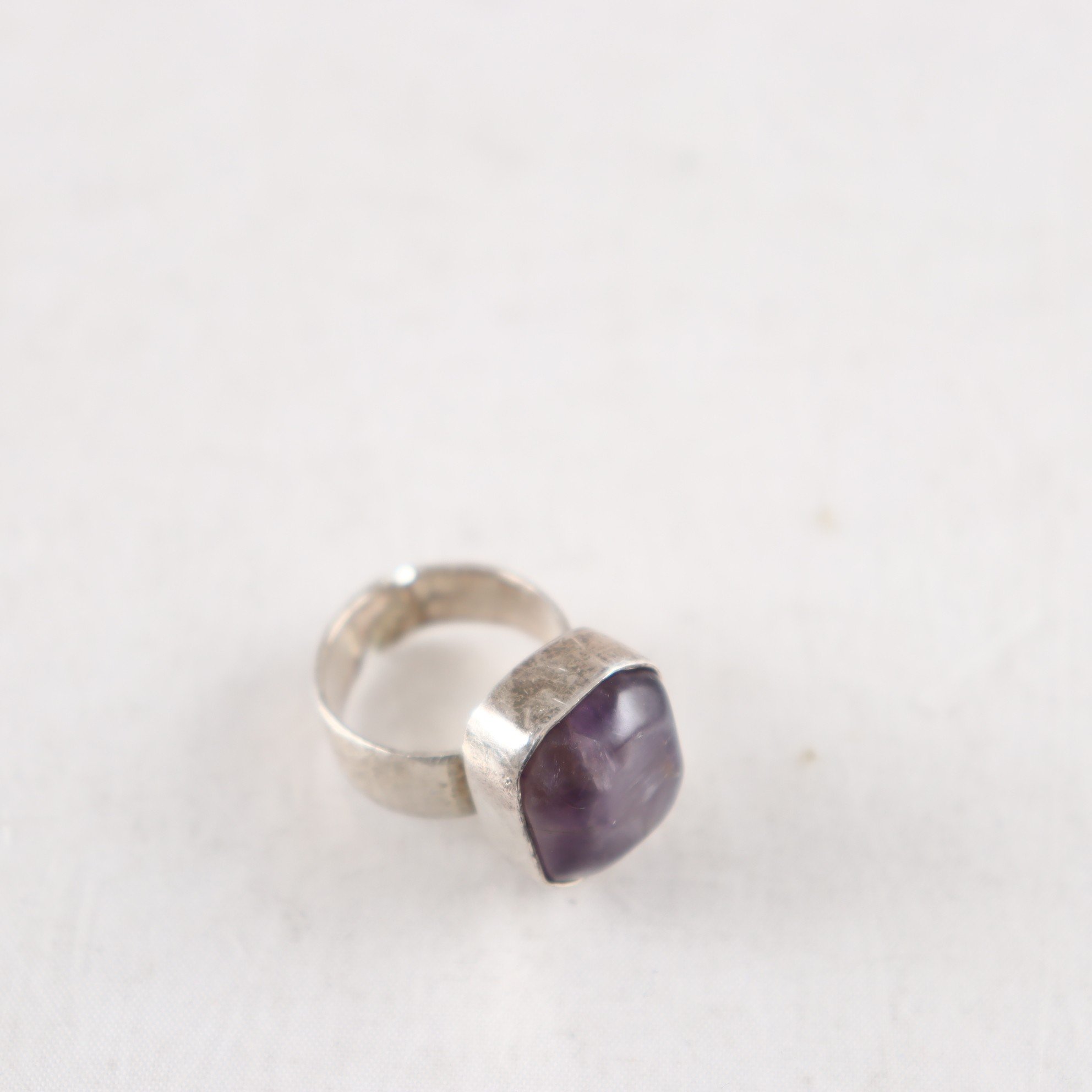 Ring, silver 925, ametist.
