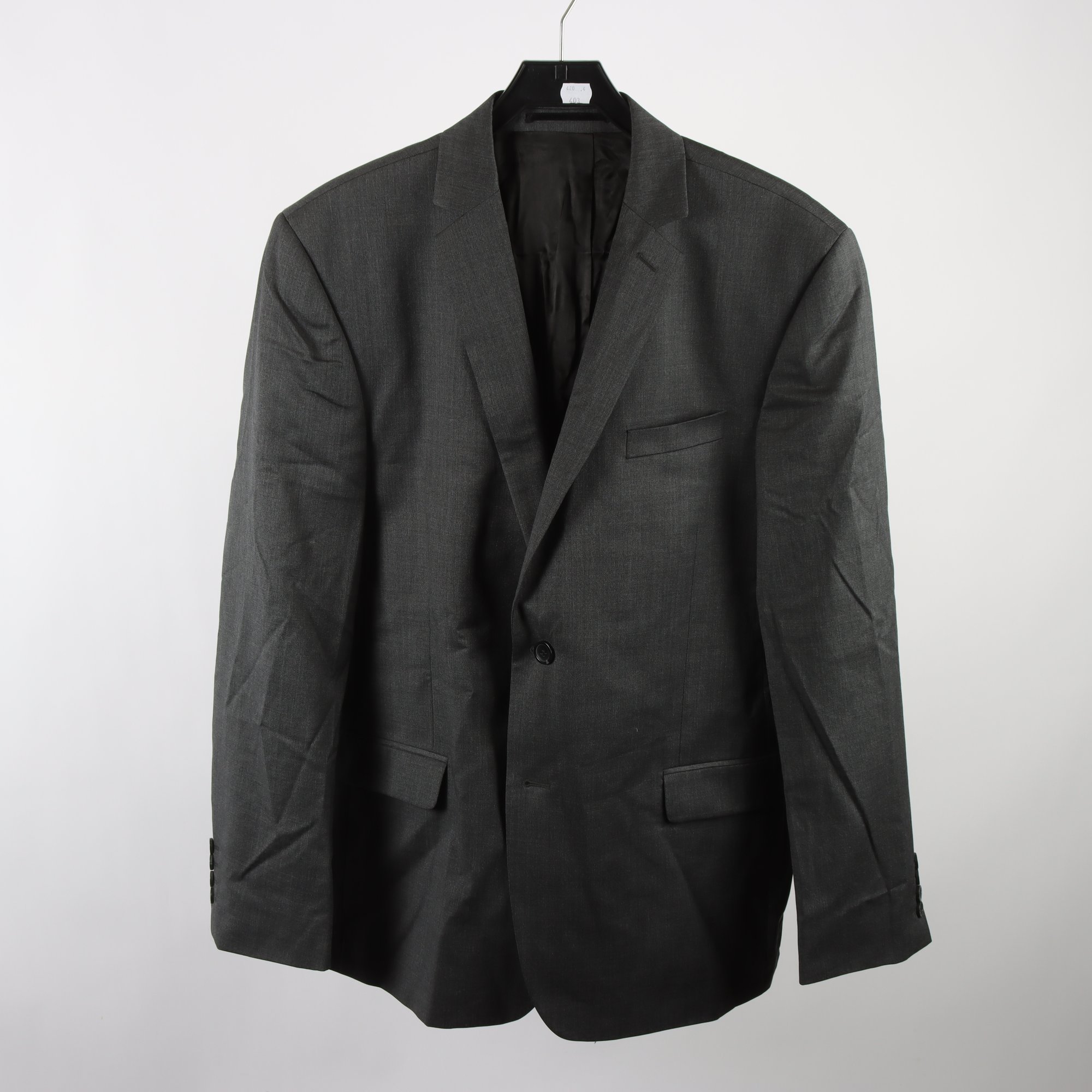 Kavaj, DKNY, grå, ull, stl. 44R.