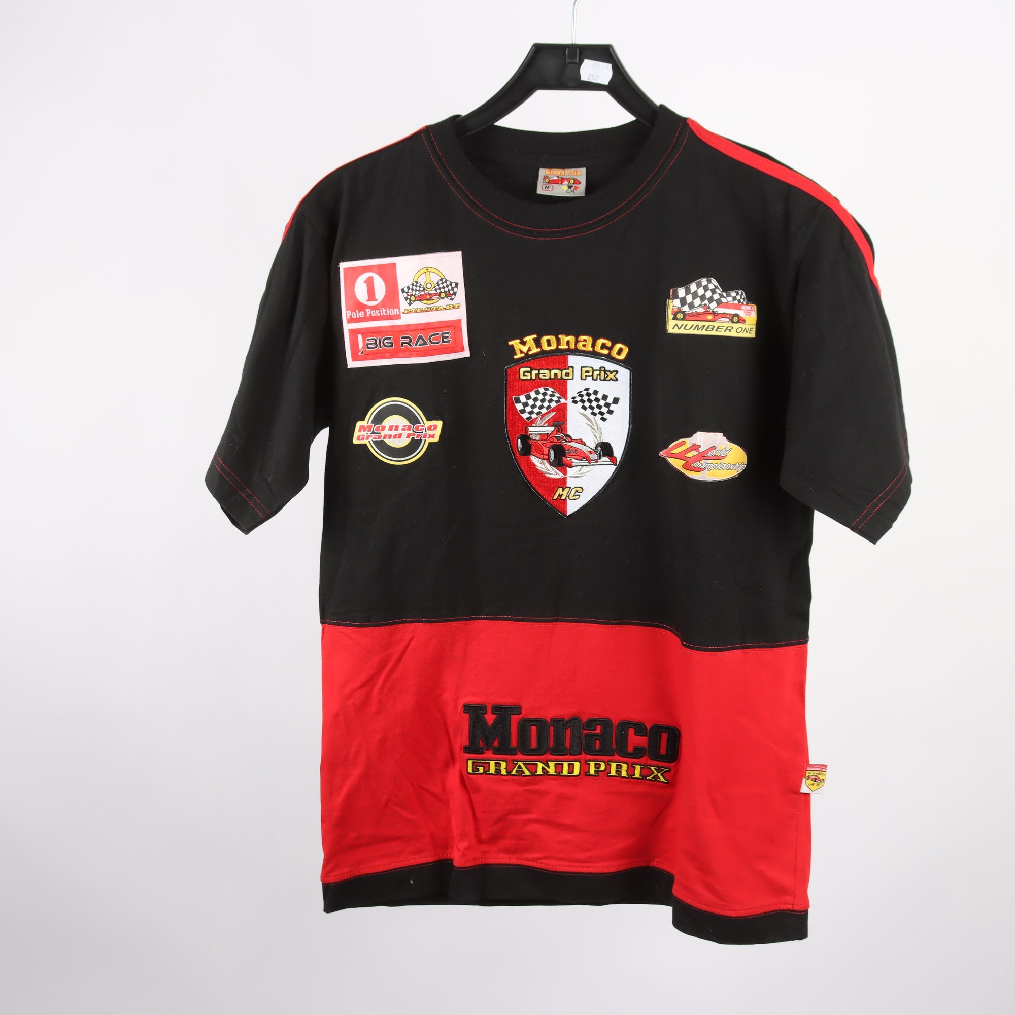 T-shirt, Grand Prix, svart, röd, stl. M