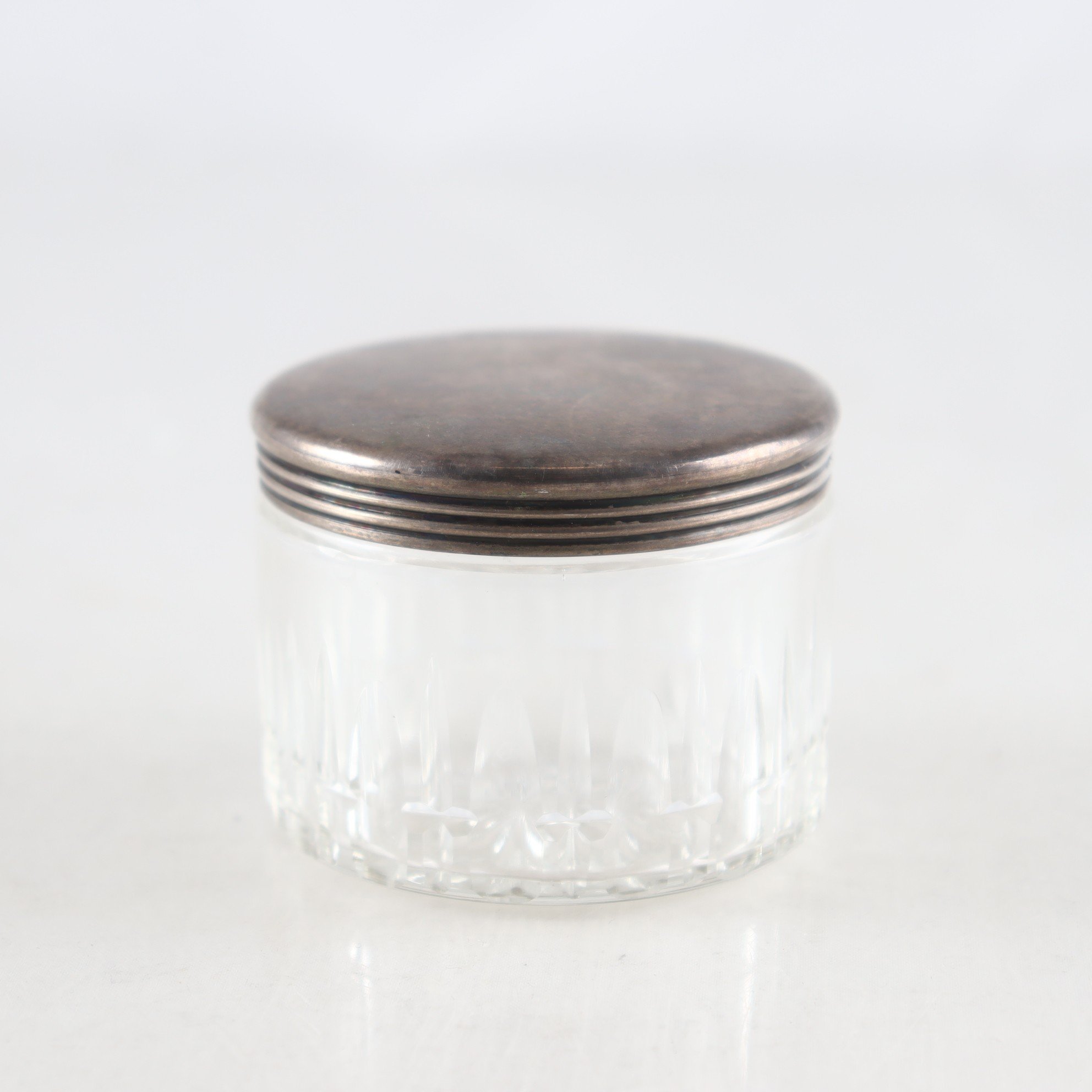 Lockask, silver, glas, GAB, Stockholm, 1917