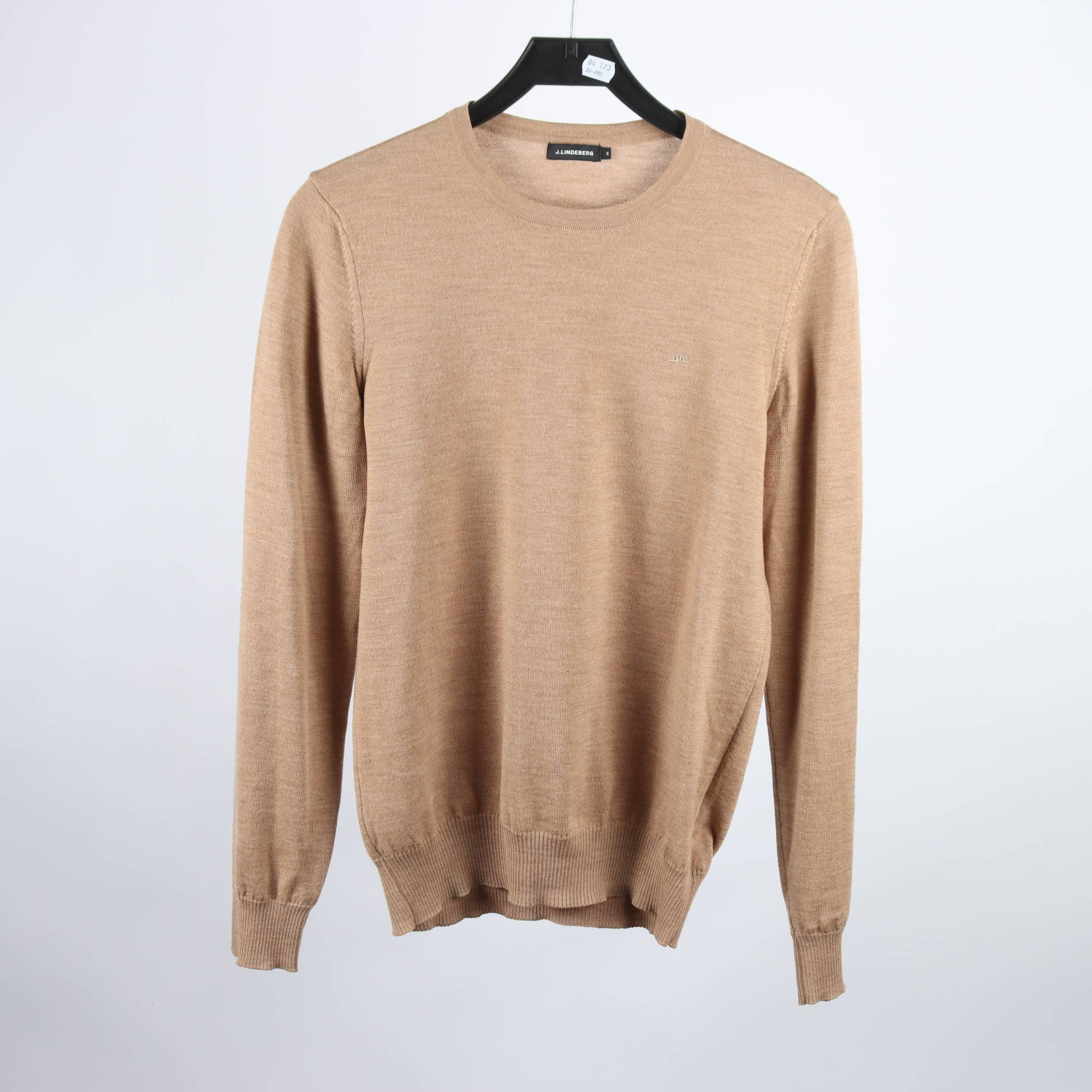 Stickad tröja, J. Lindeberg, 100% merinoull, stl. M