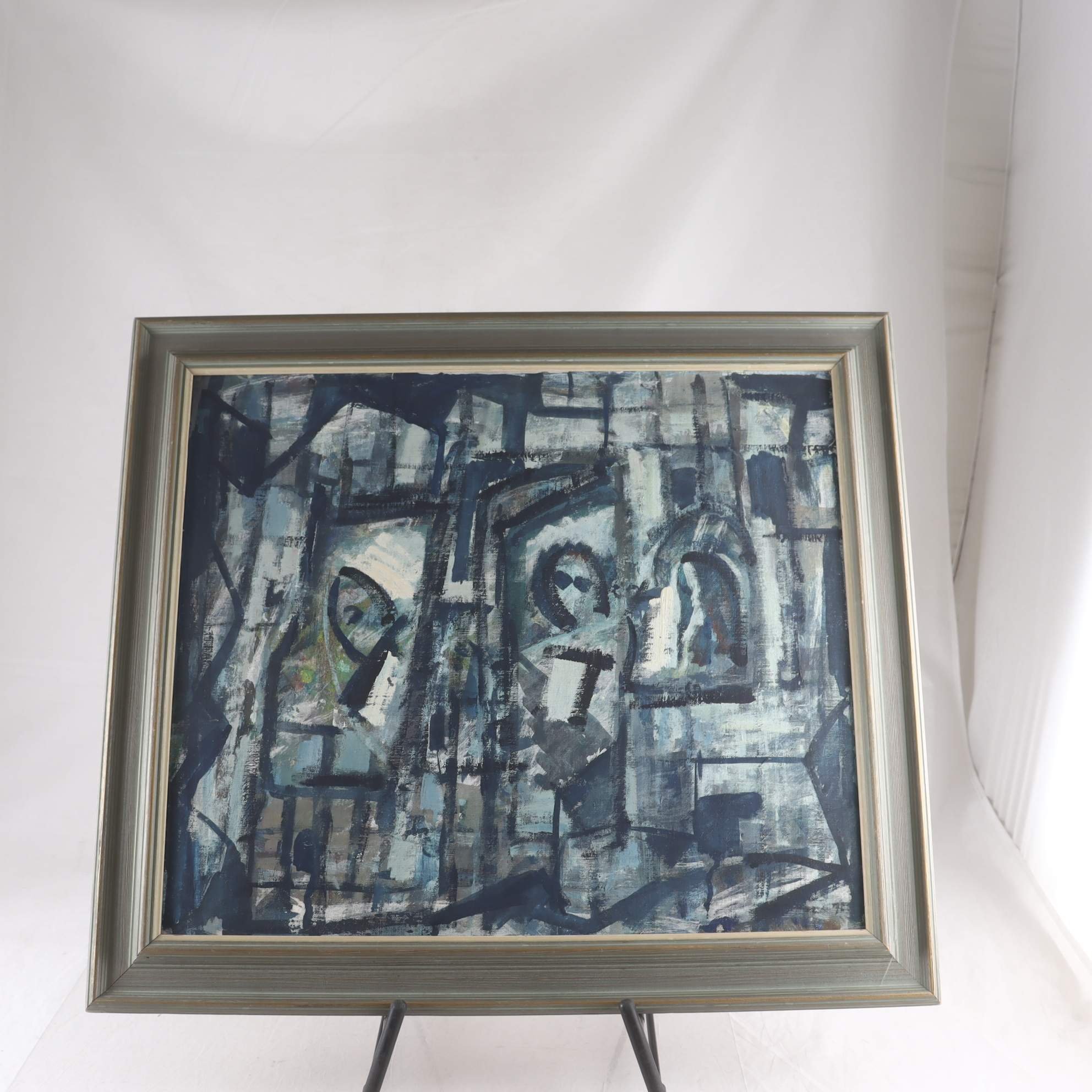 Olja på duk, tillskriven Lars Gunnar Holmqvist, (1913-1974), Endast avhämtning.