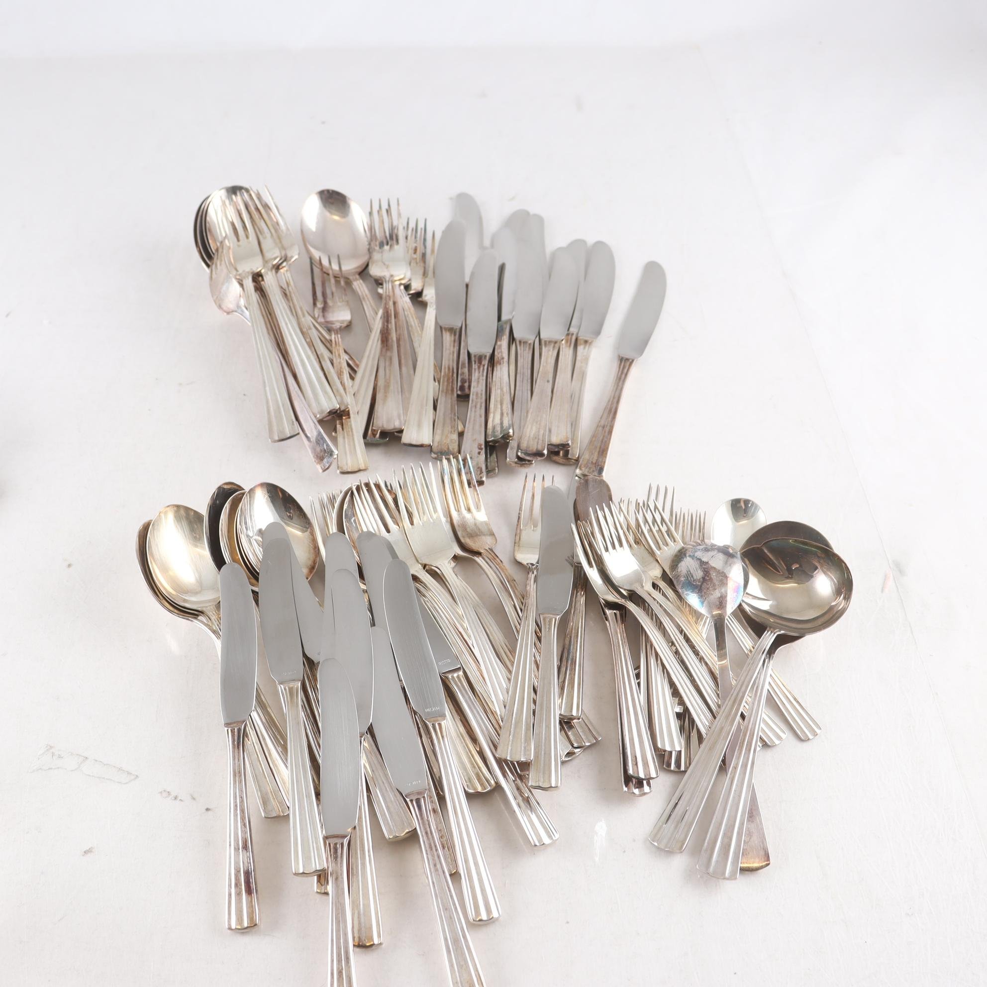 Bestick, ”Athena”, nysilver, 91 delar. Samfraktas ej.