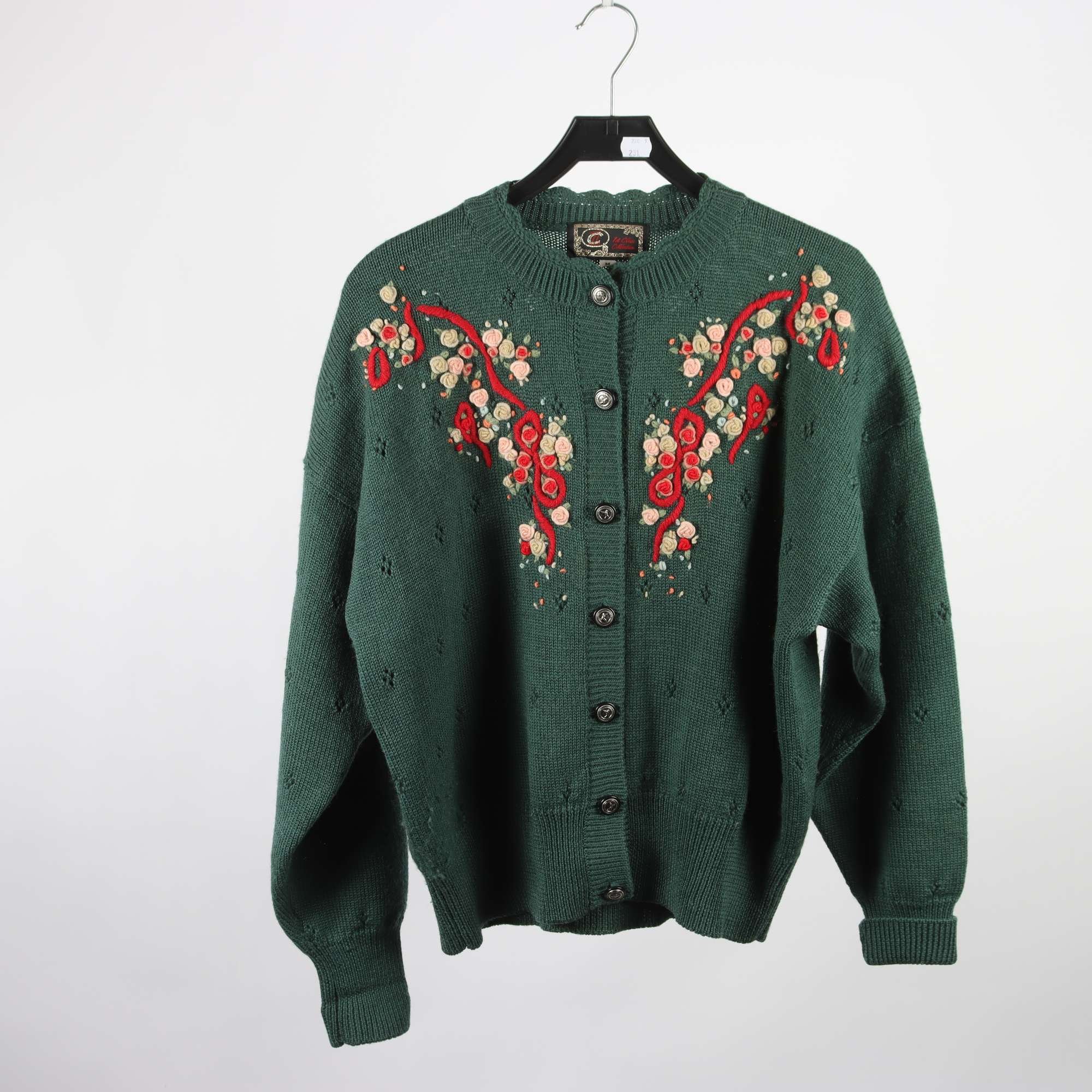 Kofta, 1st Class Collection, grön, stl. M