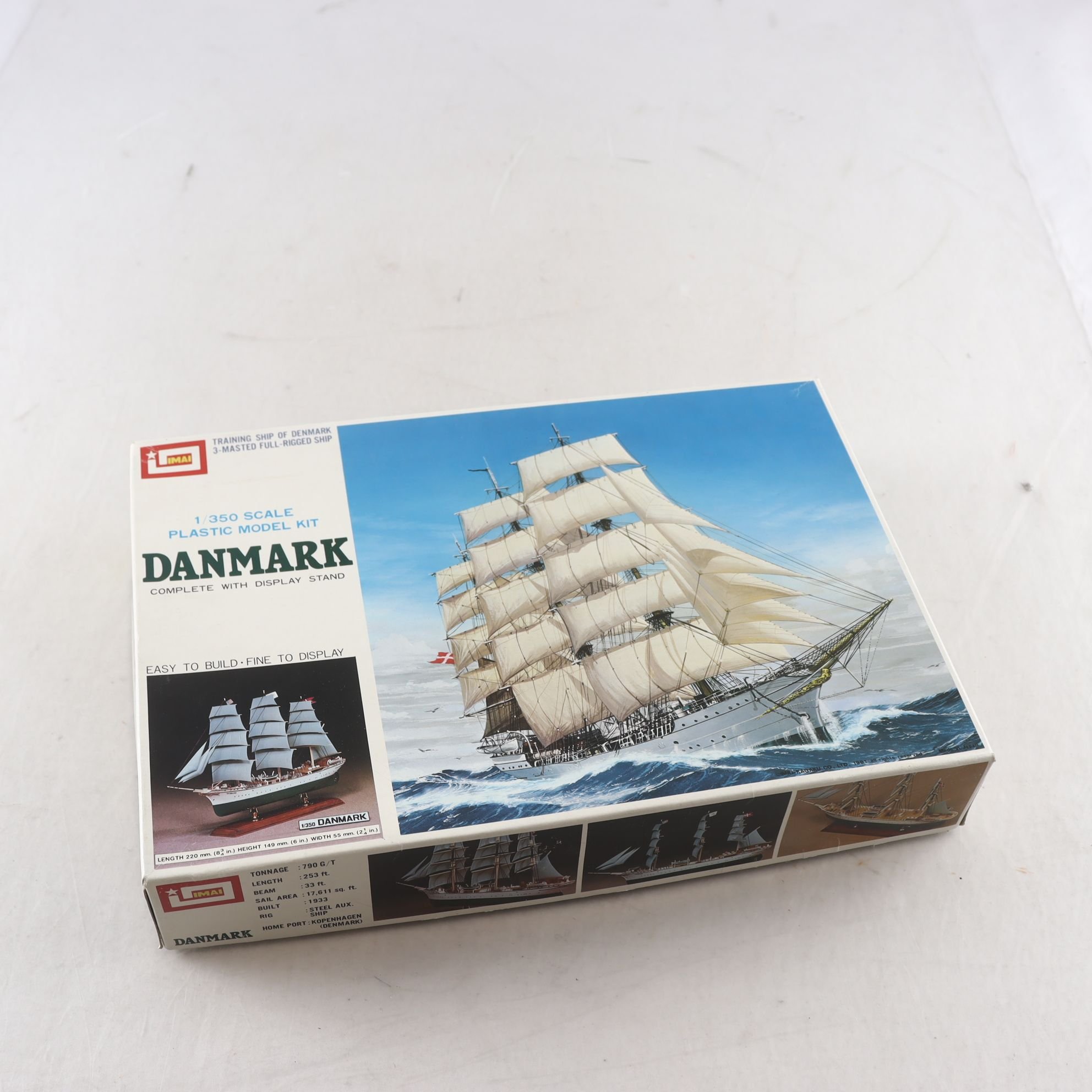 Byggsats, Danmark, ship plastic model.