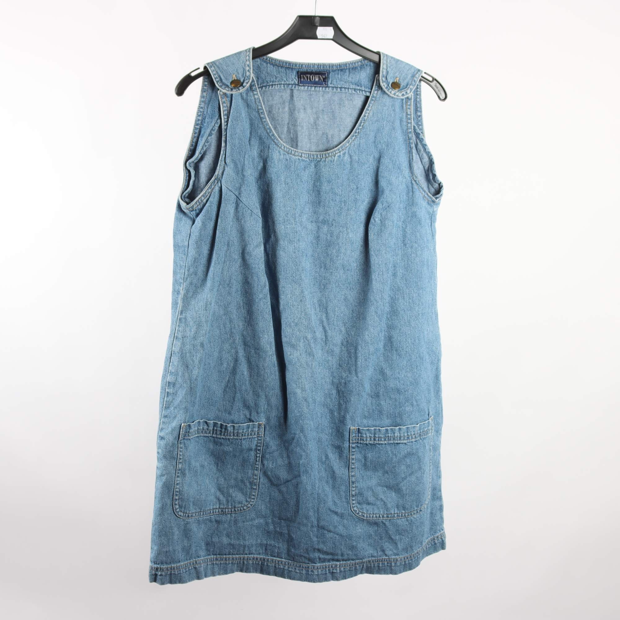 Jeansklänning, Intown, blå, stl. L.