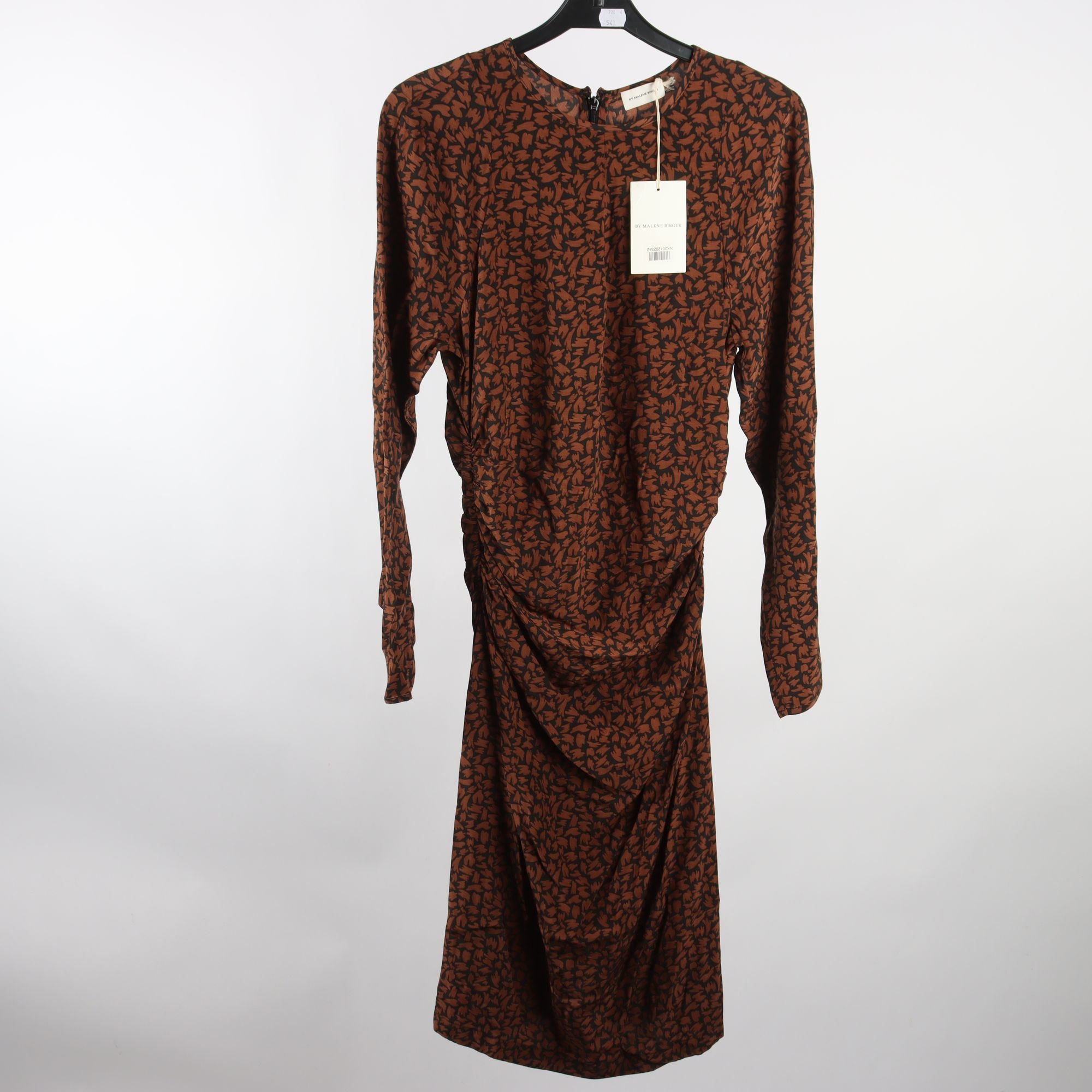 Klänning, By Malene Birger, brun, svart, stl. 36.