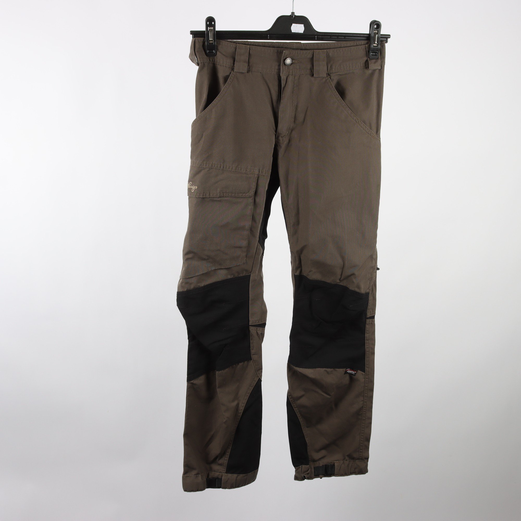 Friluftsbyxor, Lundhags, brun, svart, stl. 36.