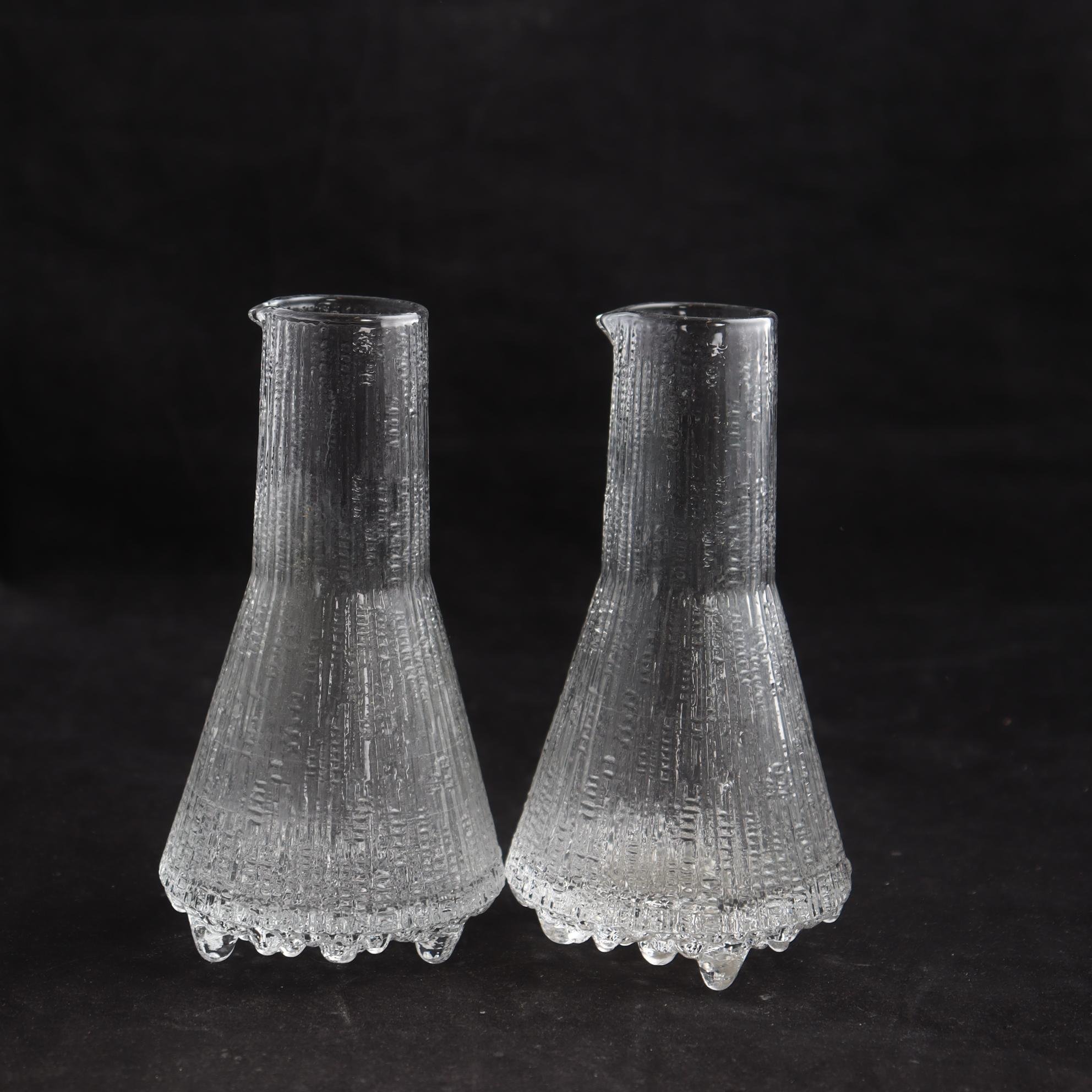 Karaffer, Ultima Thule, Tapio Wirkkala, Iittala, 2 st