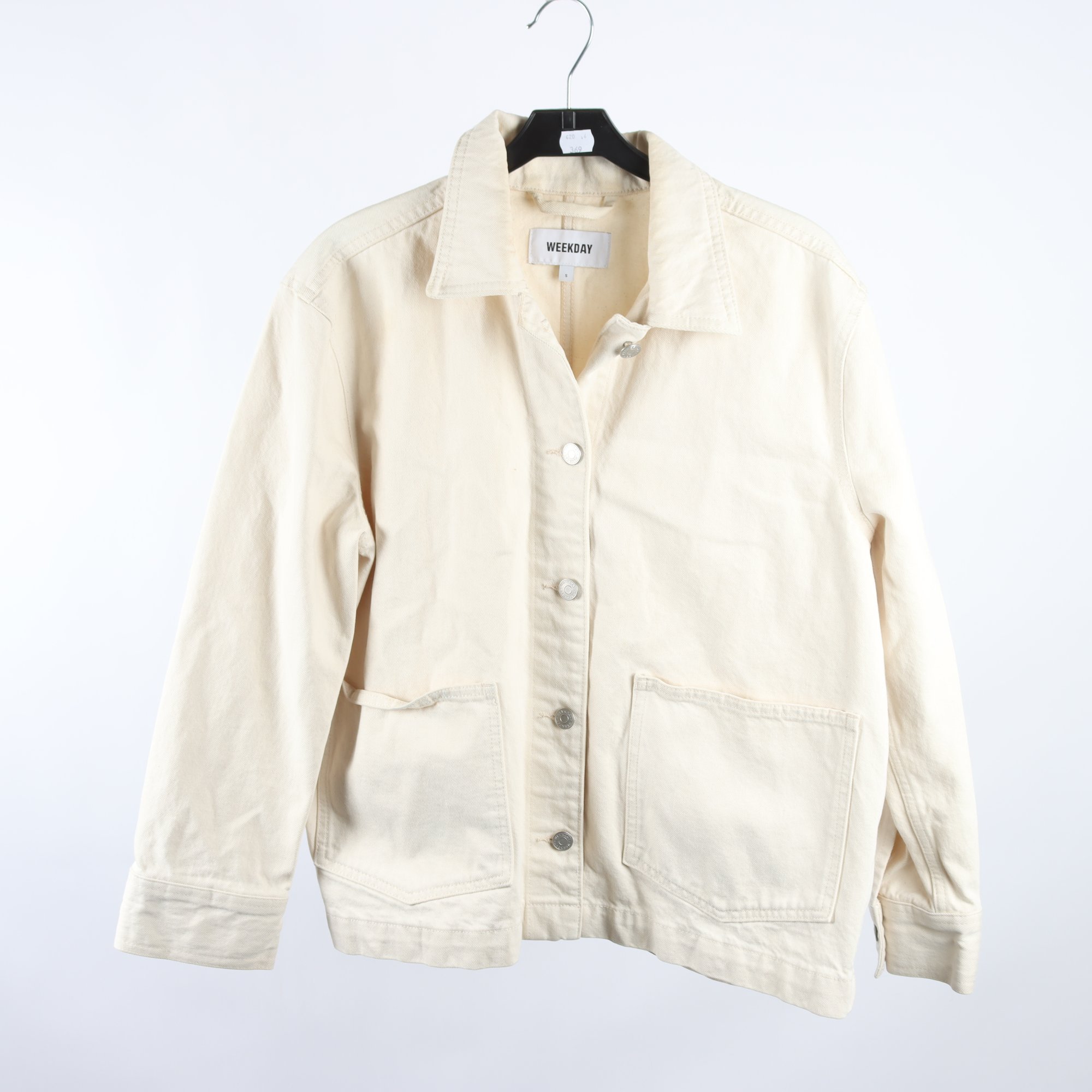 Jacka, Weekday, offwhite, jeans, stl. S.