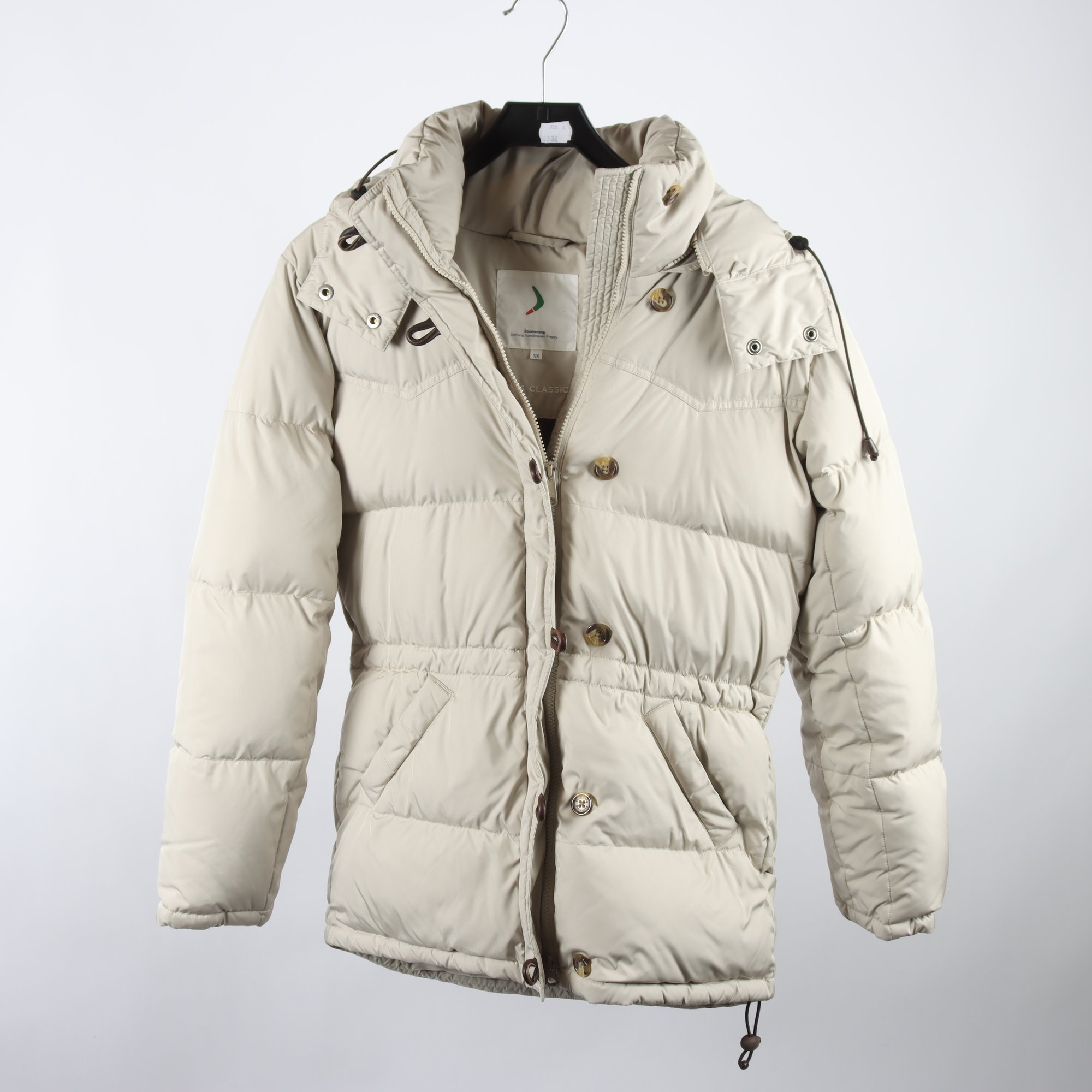 Dunjacka, Boomerang, beige, stl. XS.