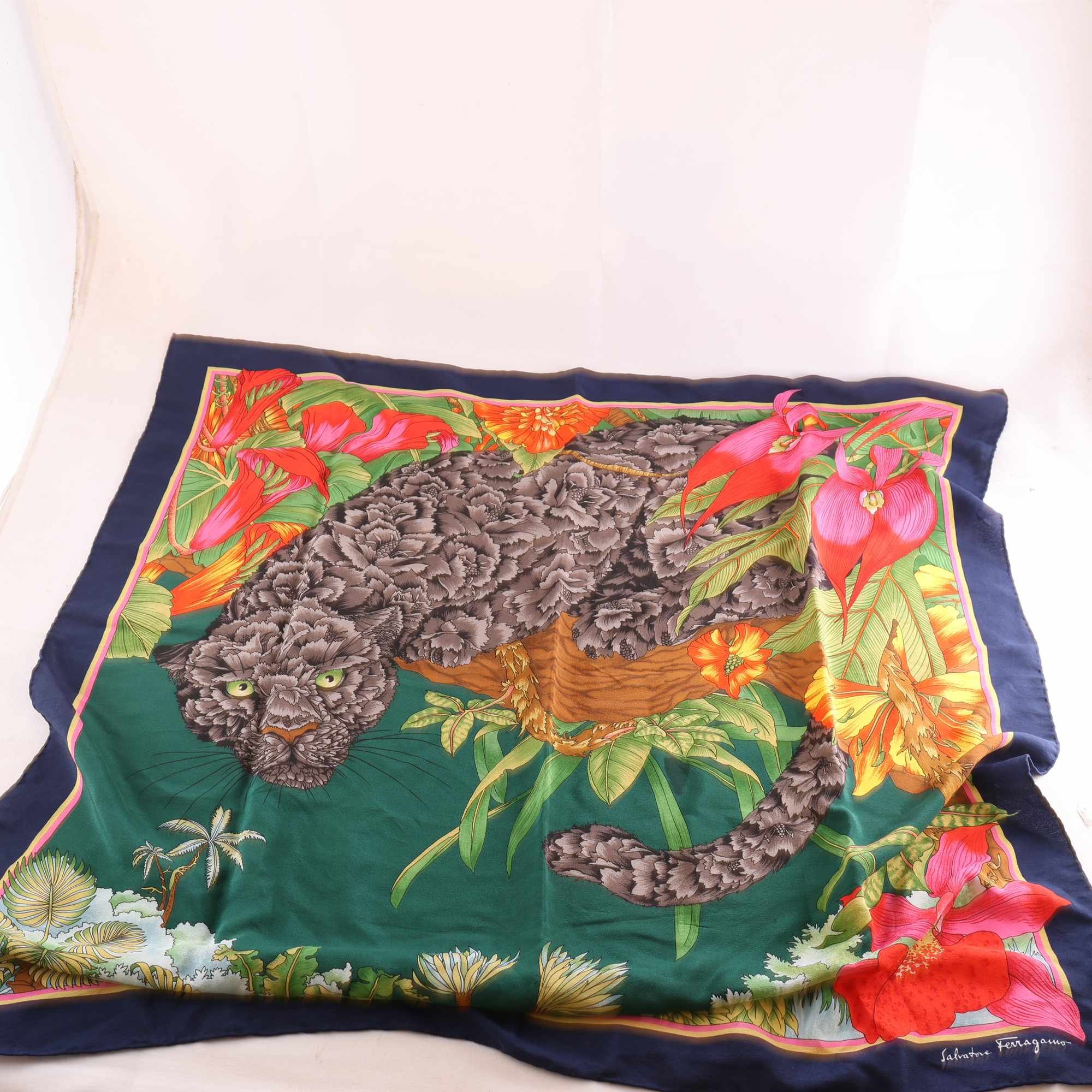 Scarf, Salvatore Ferragamo, vintage